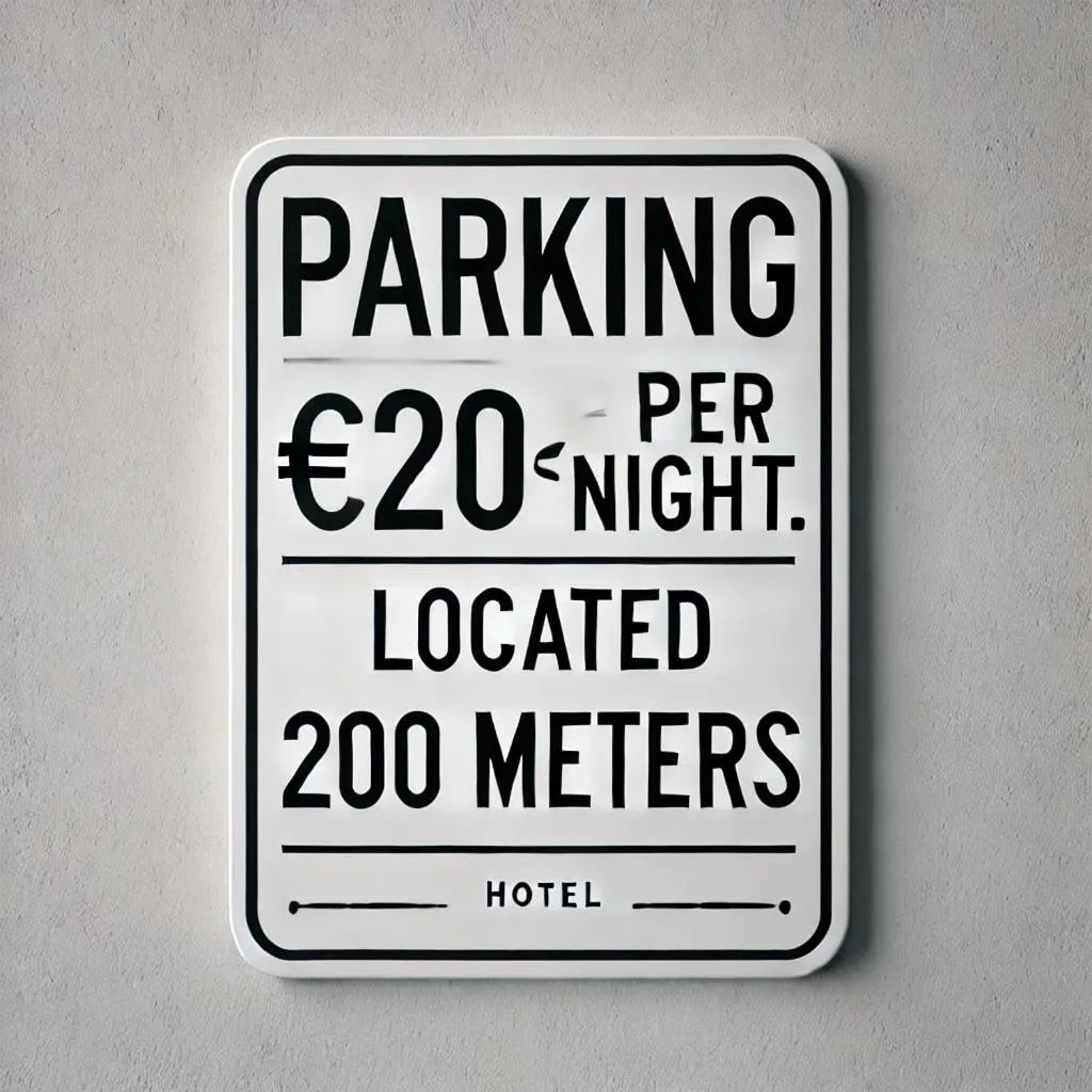 Parking in HEITZMANN - Hotel & Rooftop