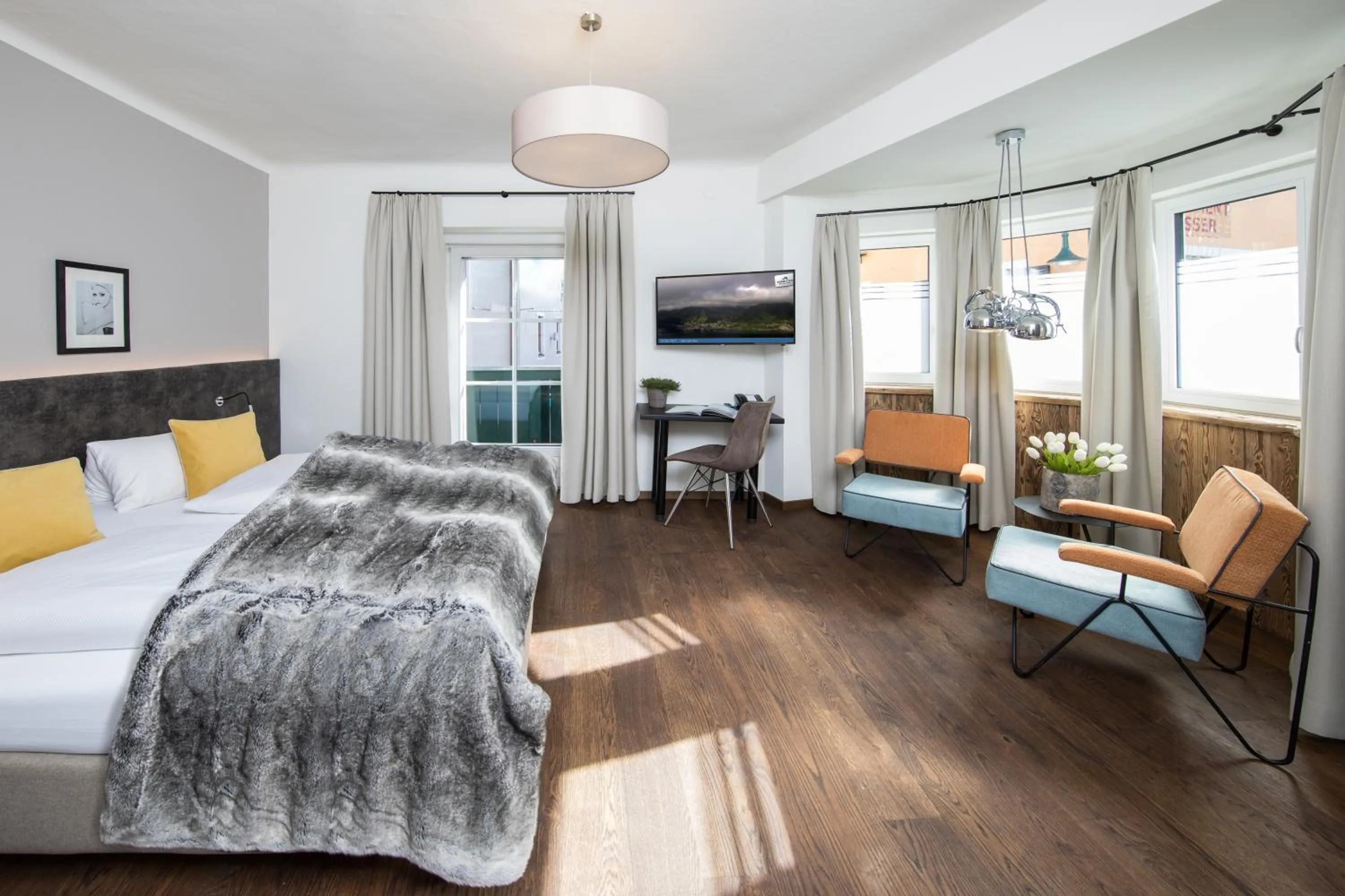 Bedroom, Bed in HEITZMANN - Hotel & Rooftop