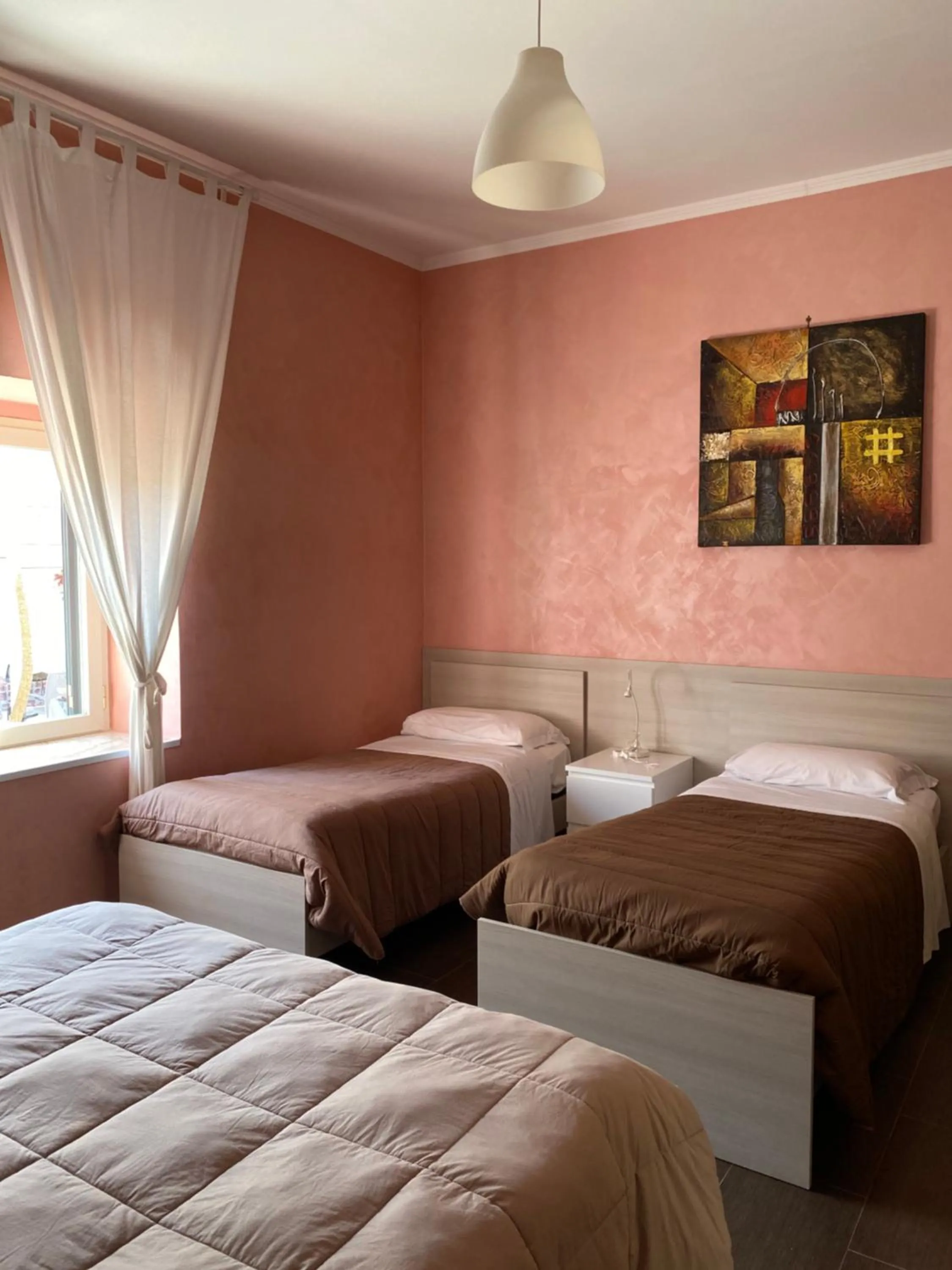 Bed in Villa Scotillo Boutique Hotel