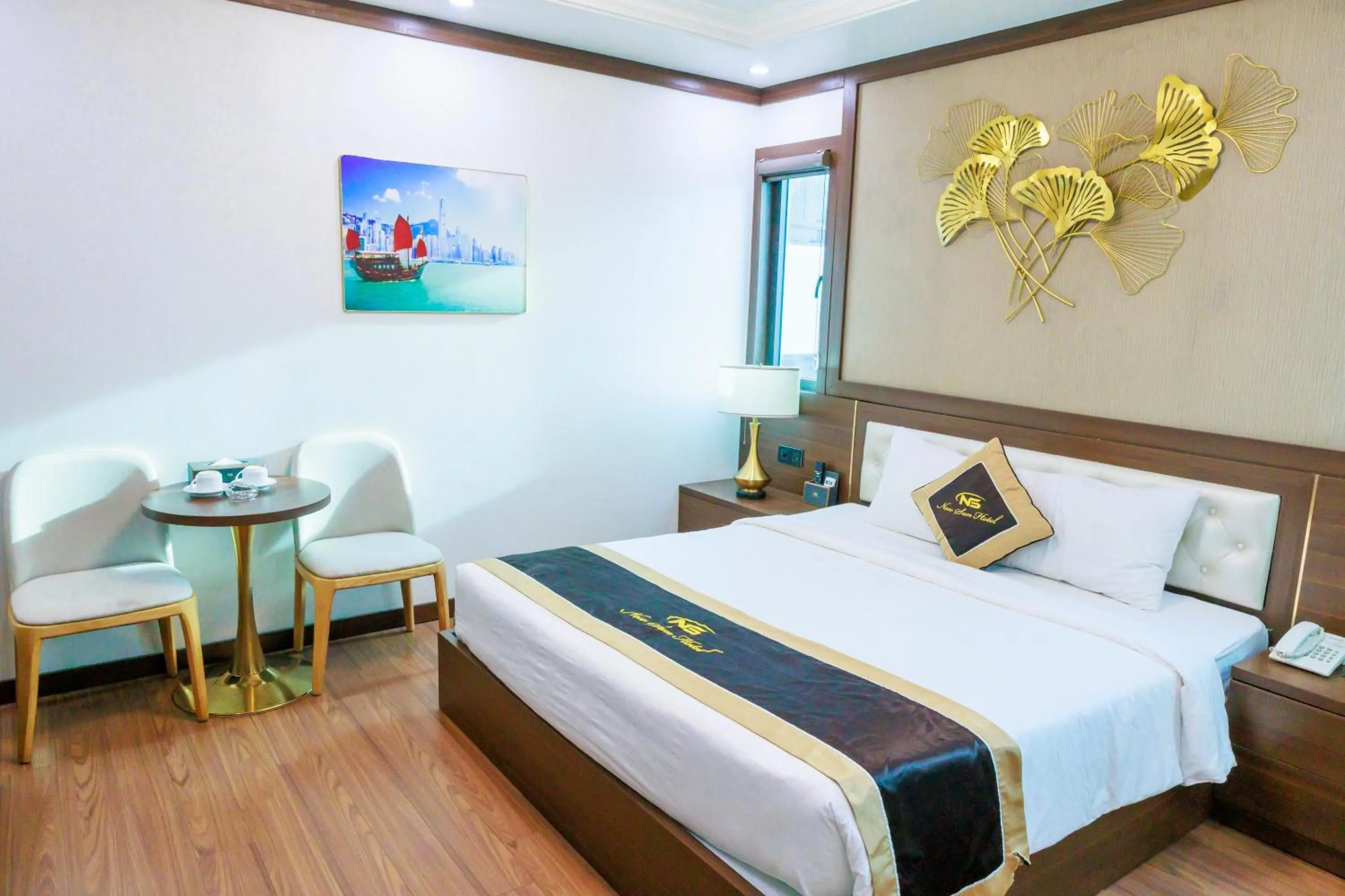 Photo of the whole room, Bed in New Sun Móng Cái Hotel