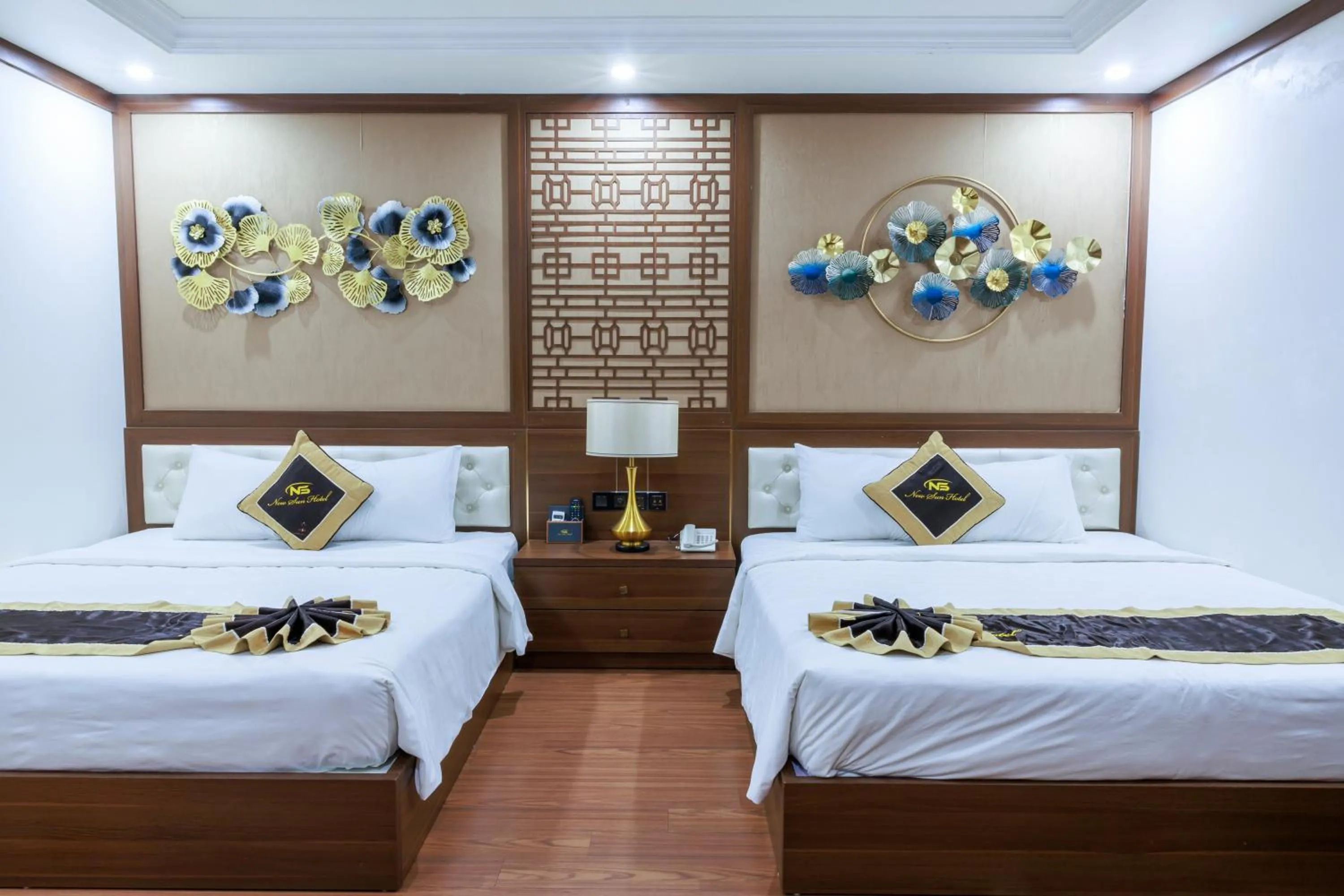 Photo of the whole room, Bed in New Sun Móng Cái Hotel