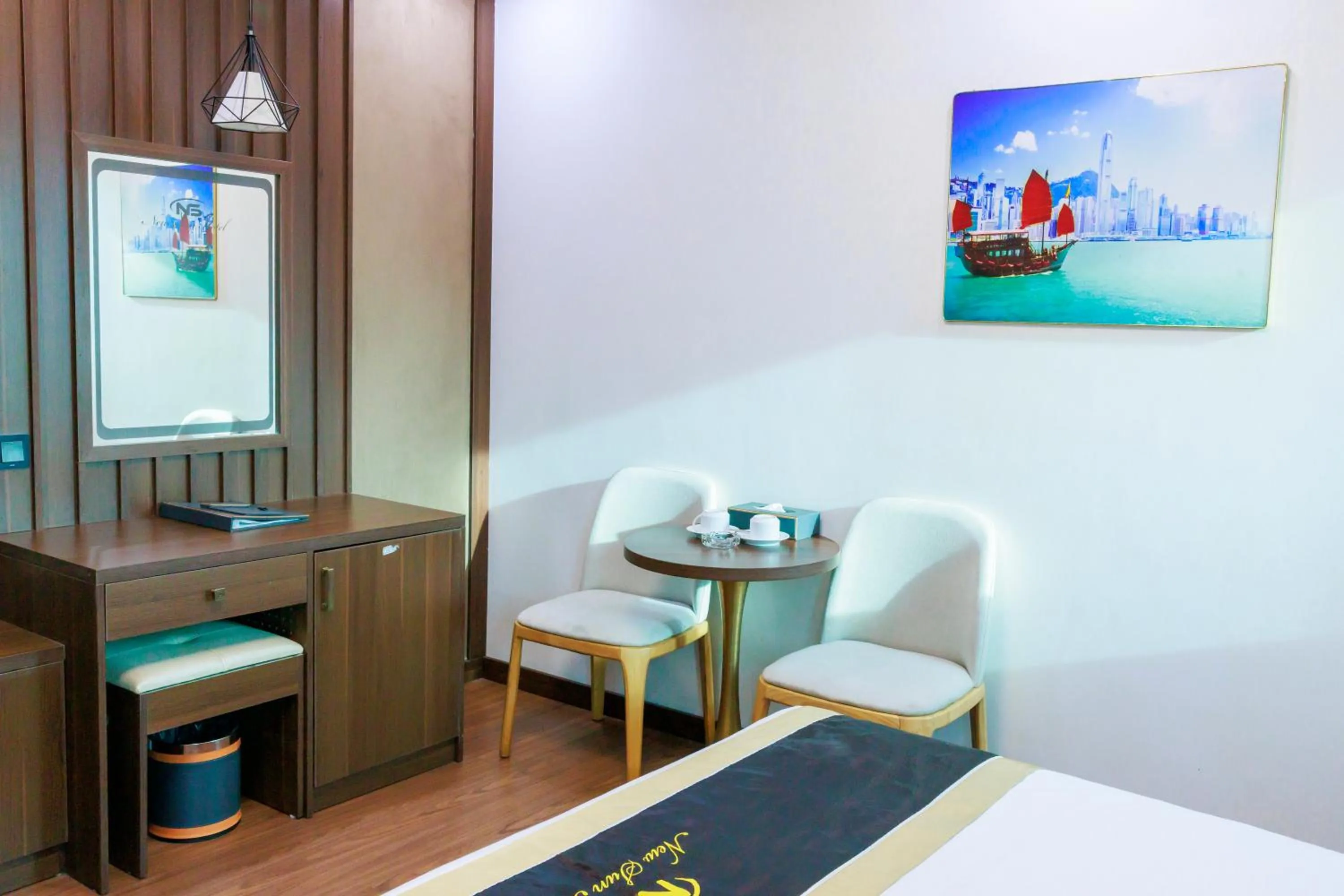 Seating area in New Sun Móng Cái Hotel