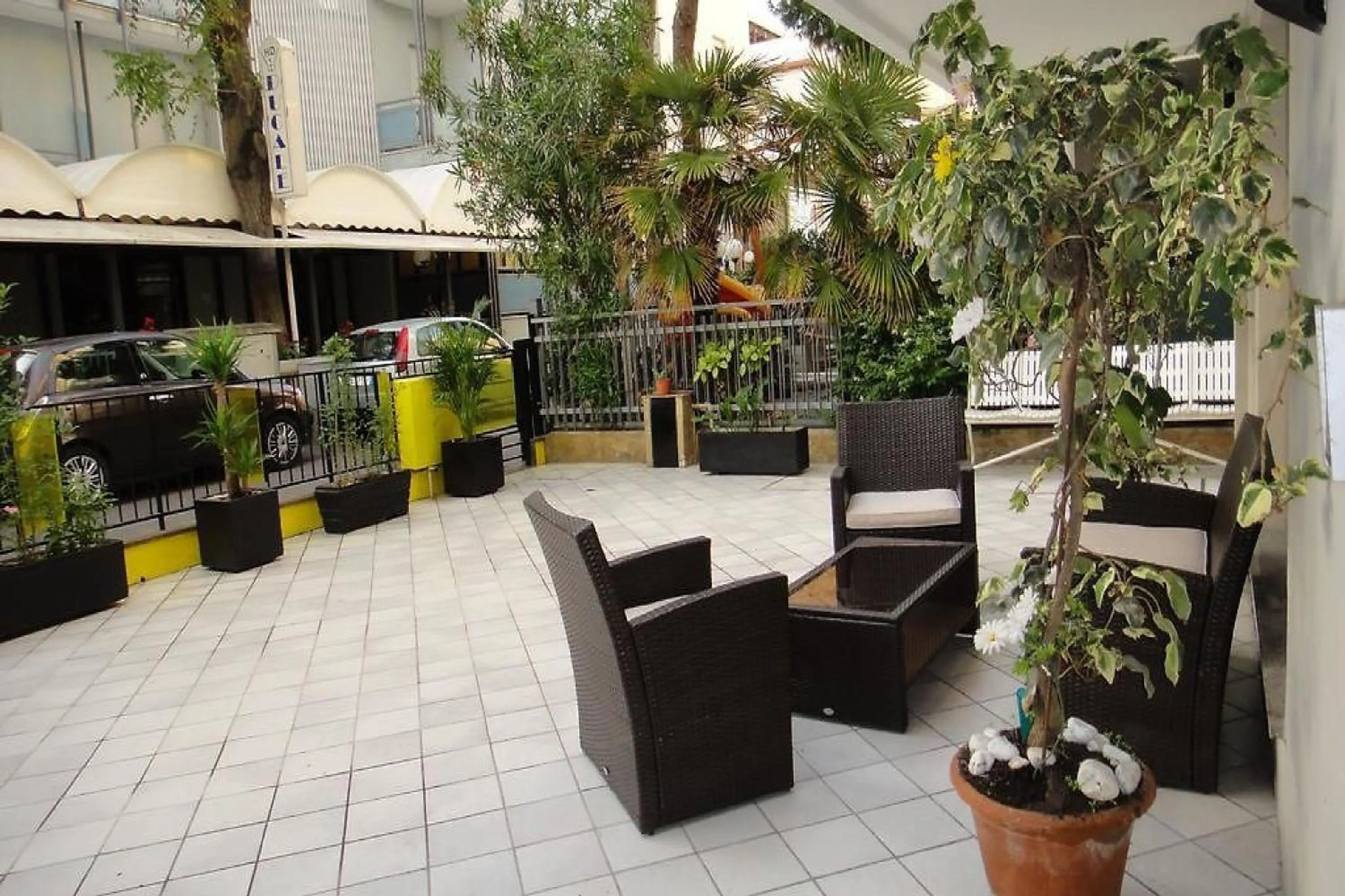 Balcony/Terrace in Hotel Bologna