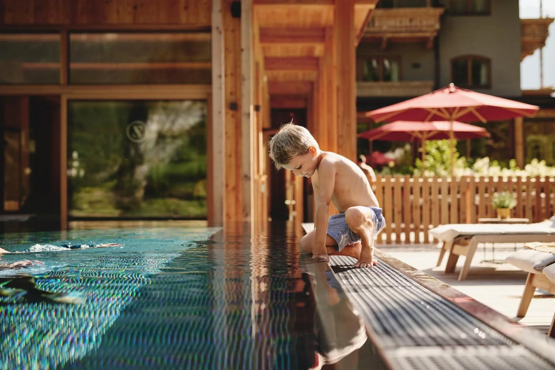 Swimming pool in Gut Stiluppe - 4 Sterne Superior Good Life Hotel
