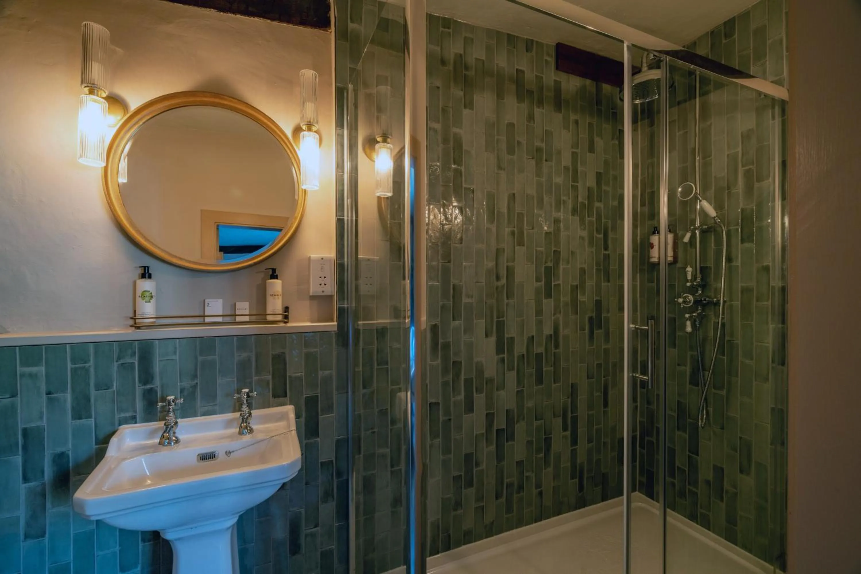 Shower in The George Inn & Plaine