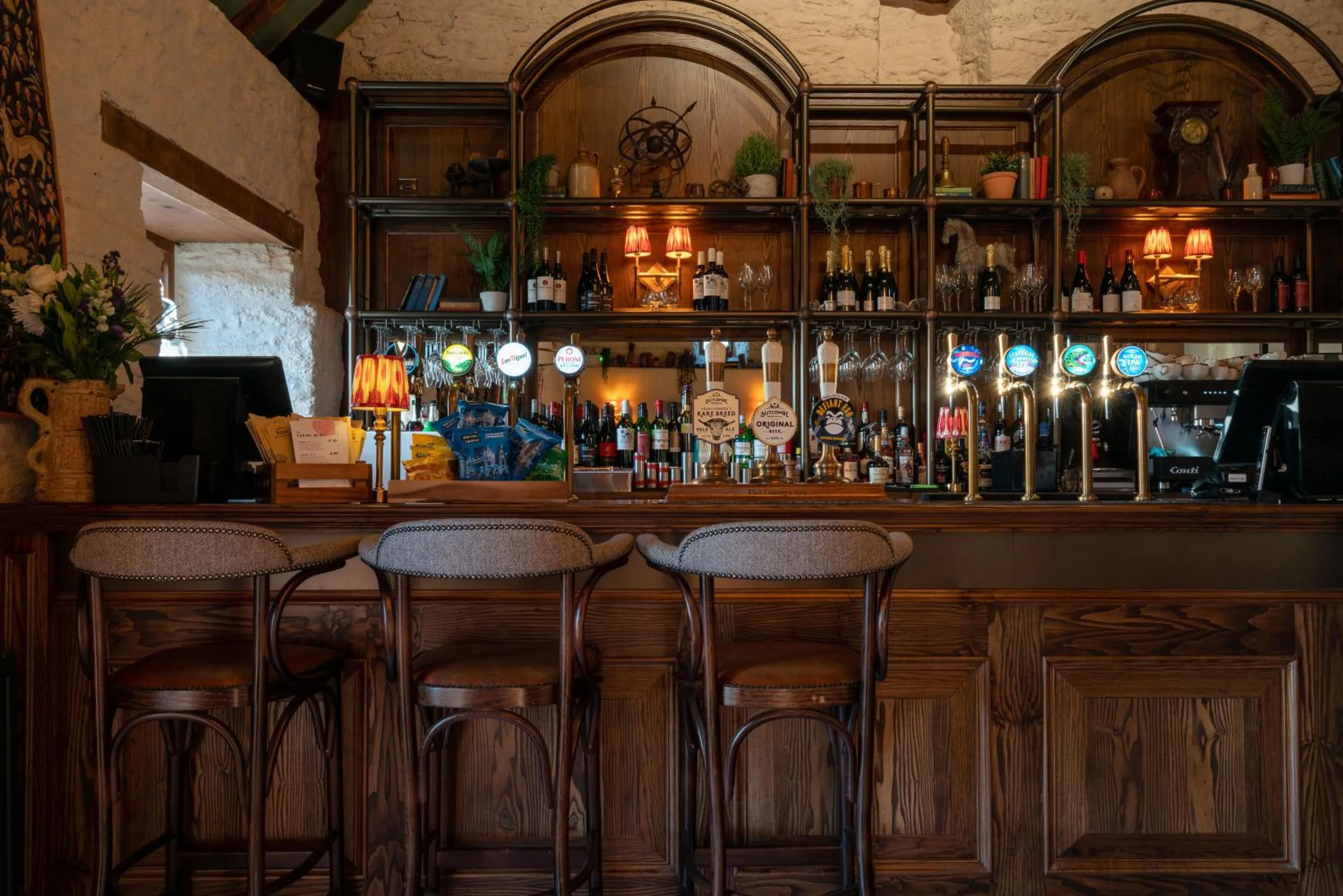 Lounge or bar in The George Inn & Plaine