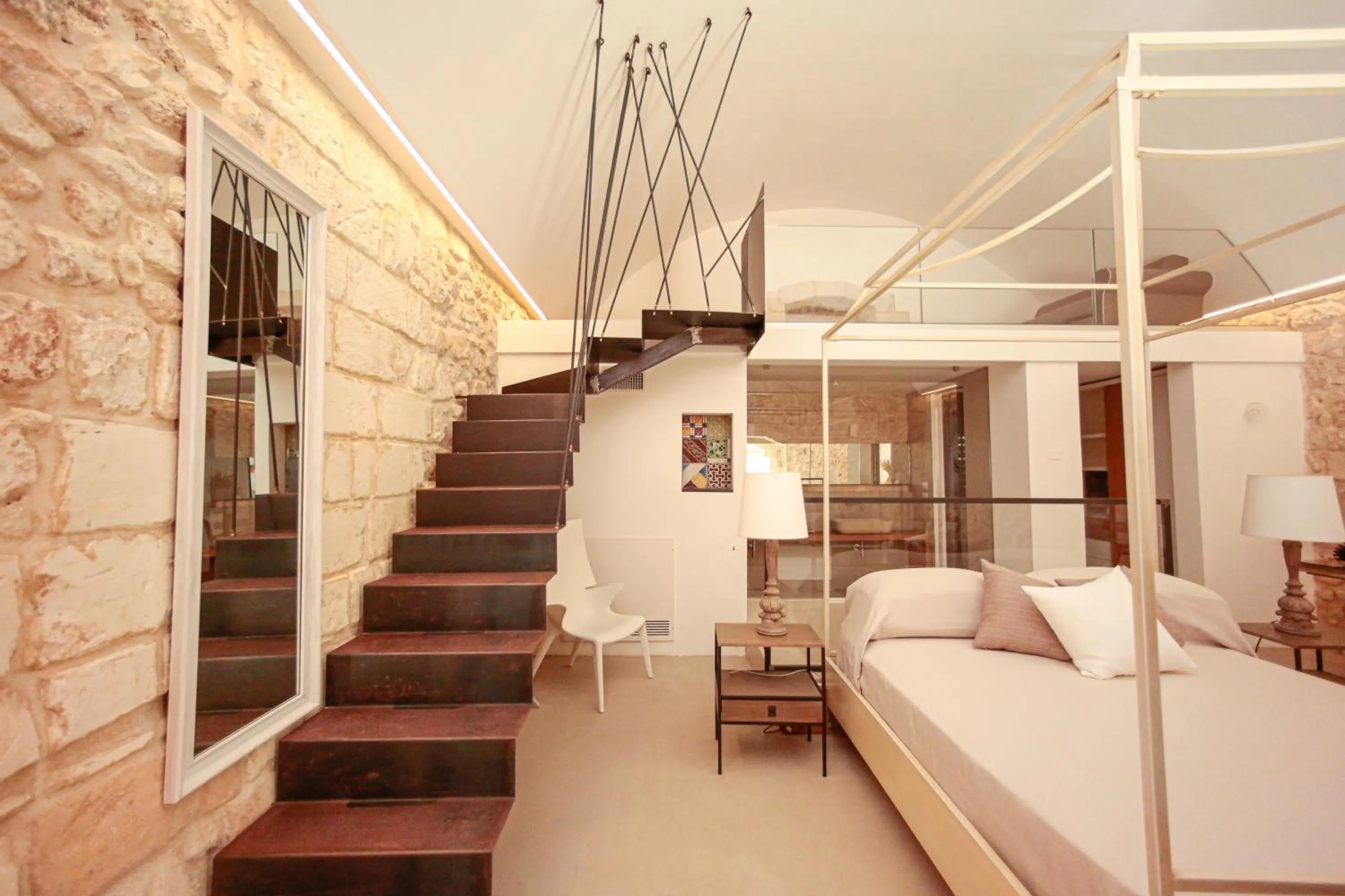 Photo of the whole room, Bed in Masseria Francescani