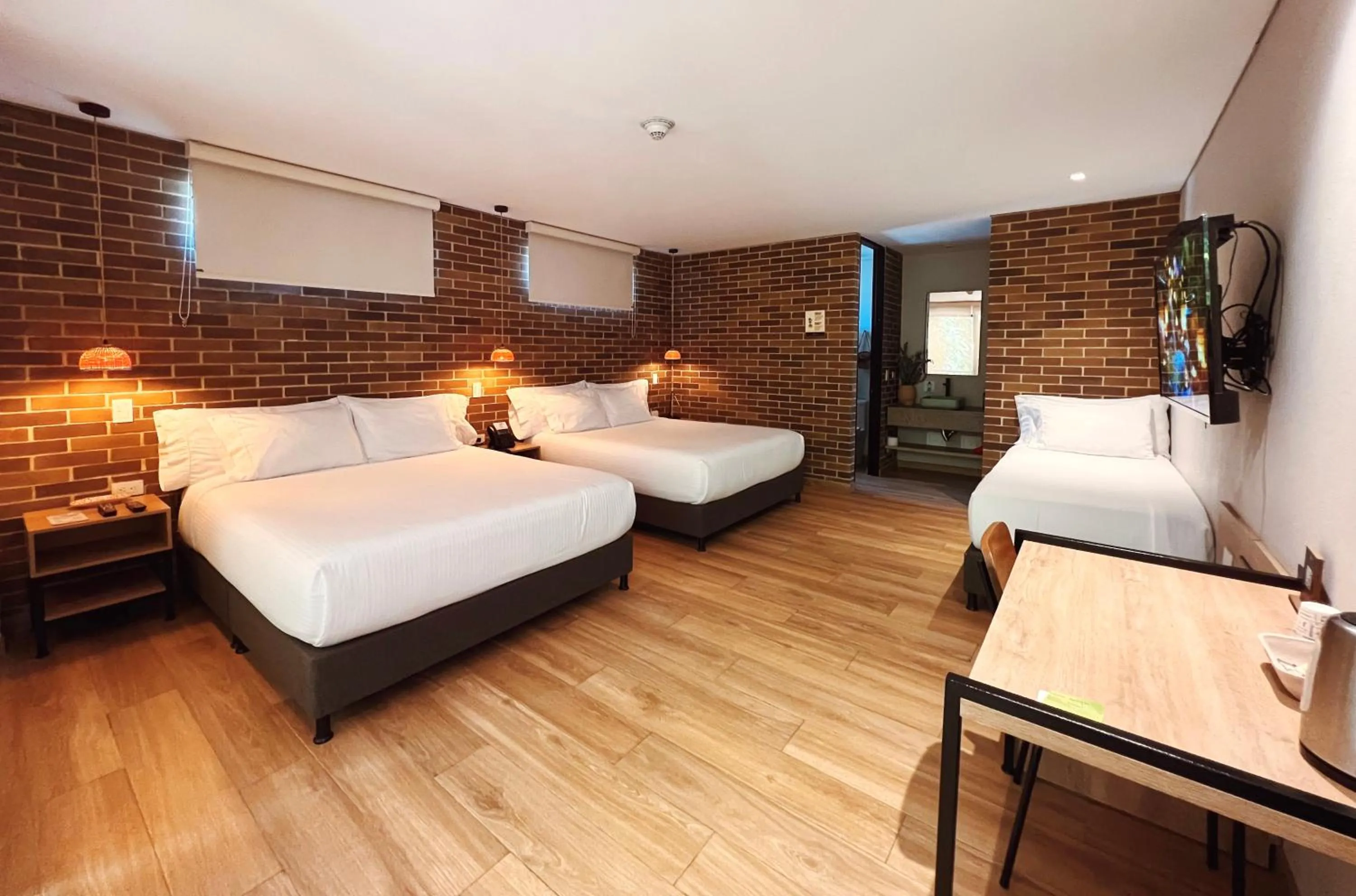 Bed in Casa Rose Hotel