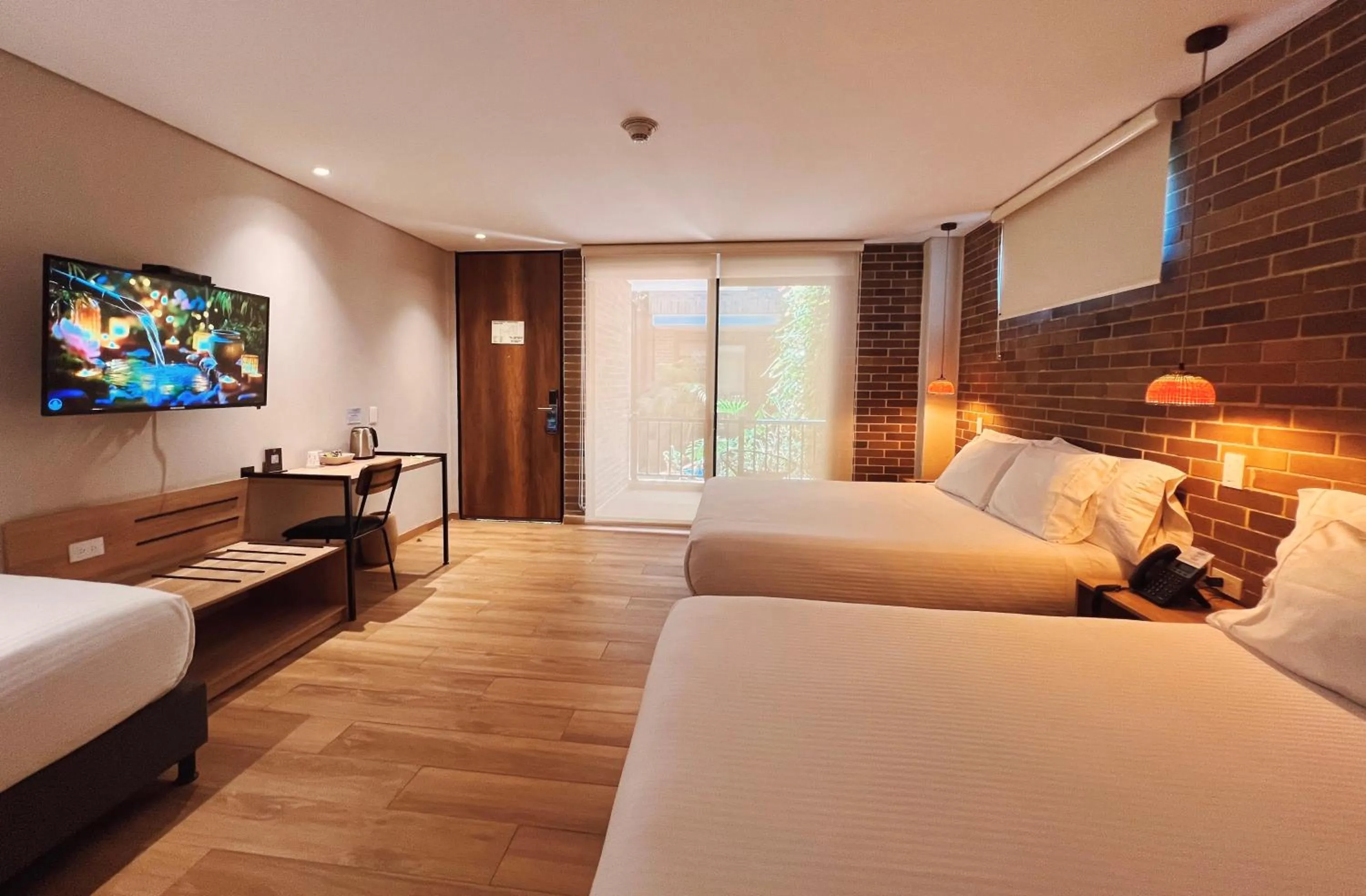 Bed in Casa Rose Hotel