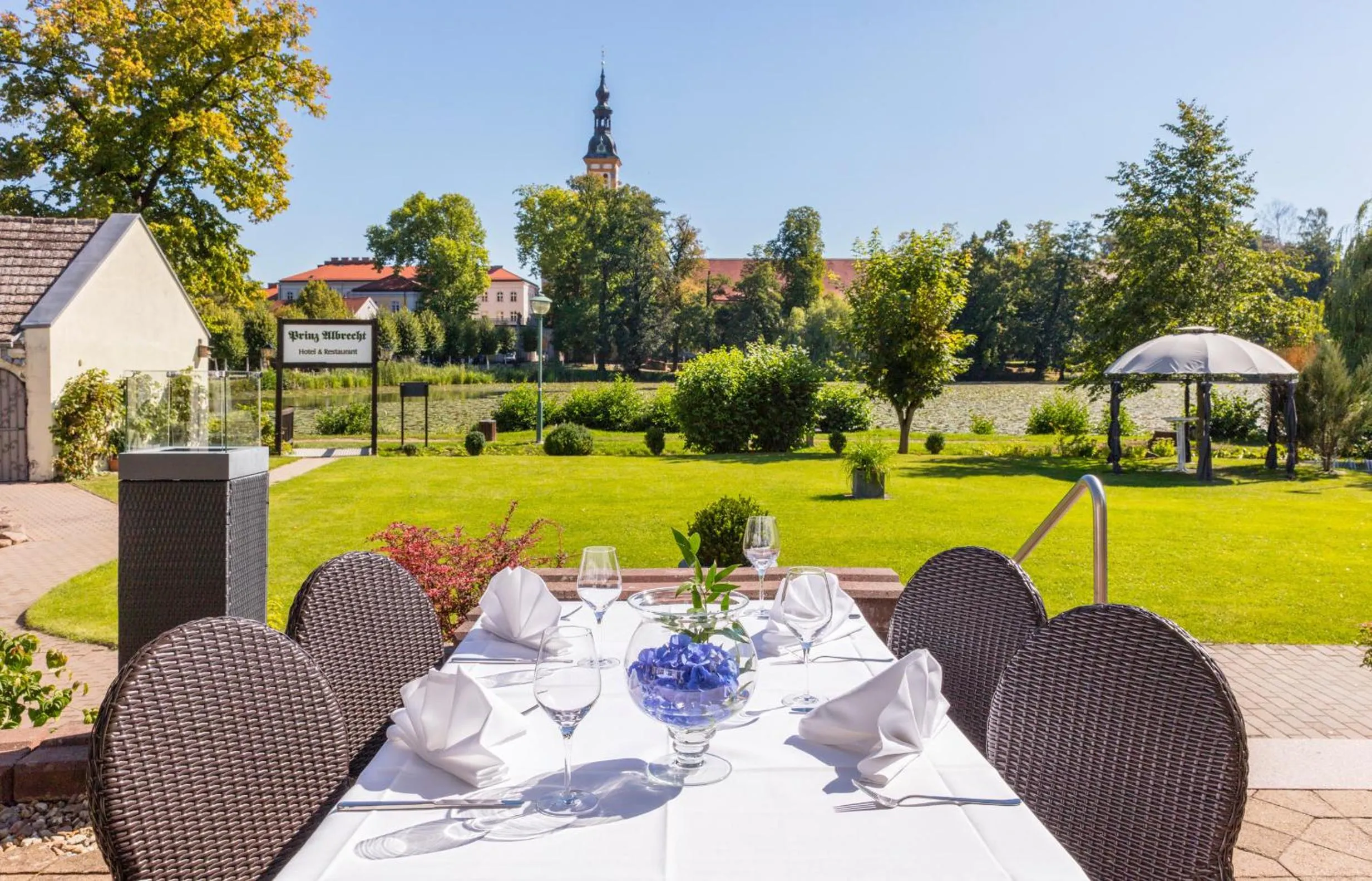 Garden view in Hotel Prinz Albrecht
