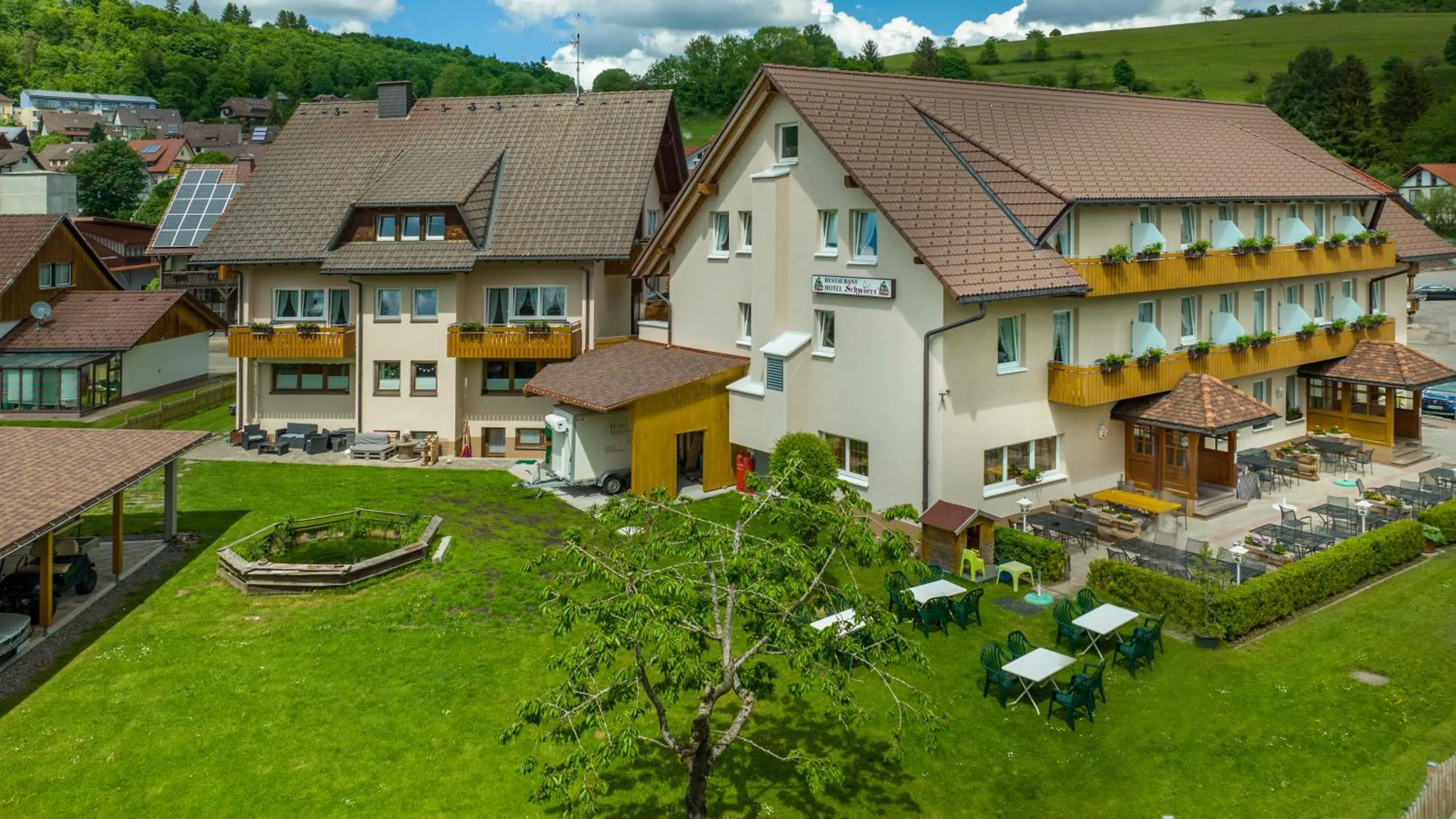 Property building in Hotel Restaurant Schwörer