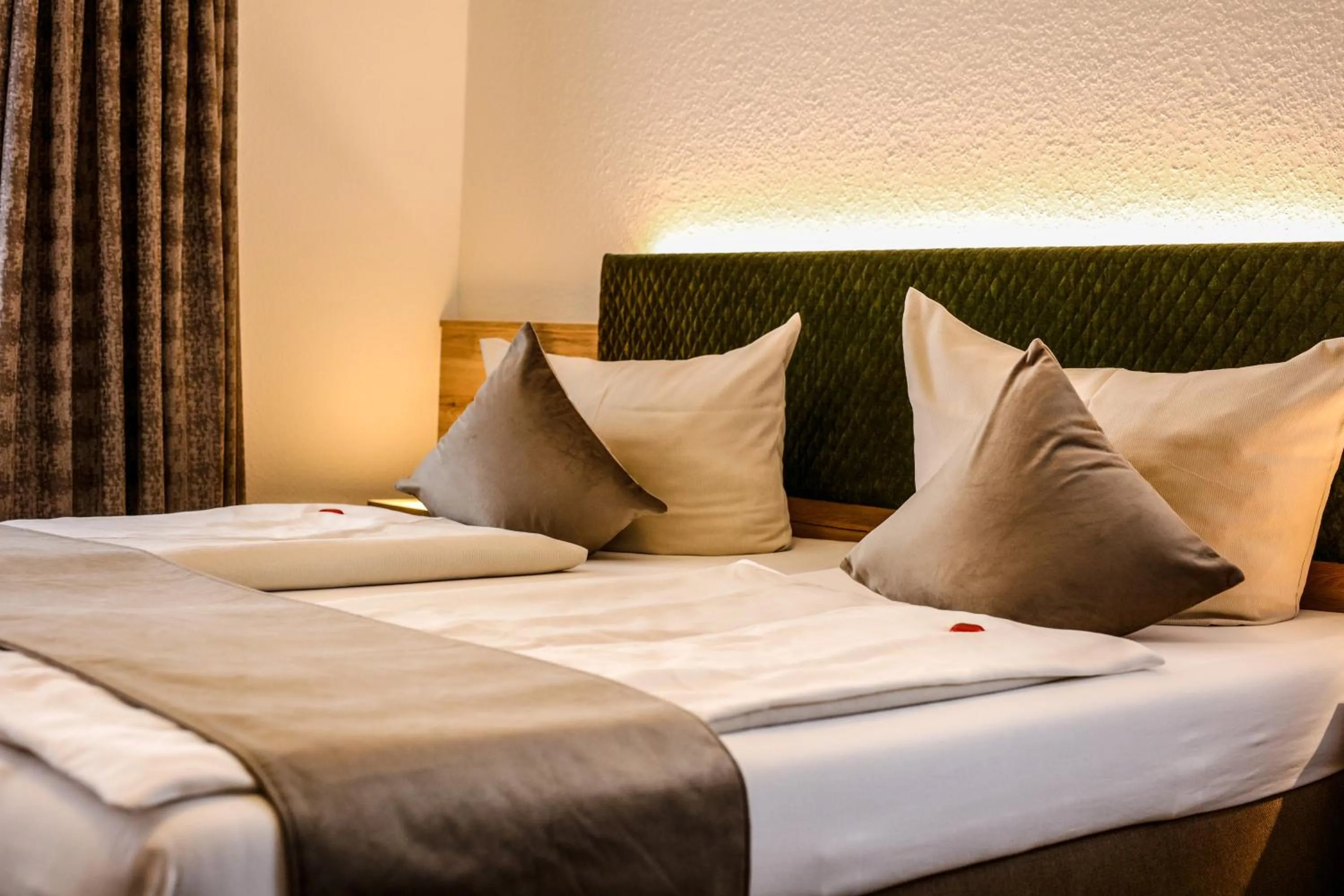 Bed in Hotel Restaurant Schwörer