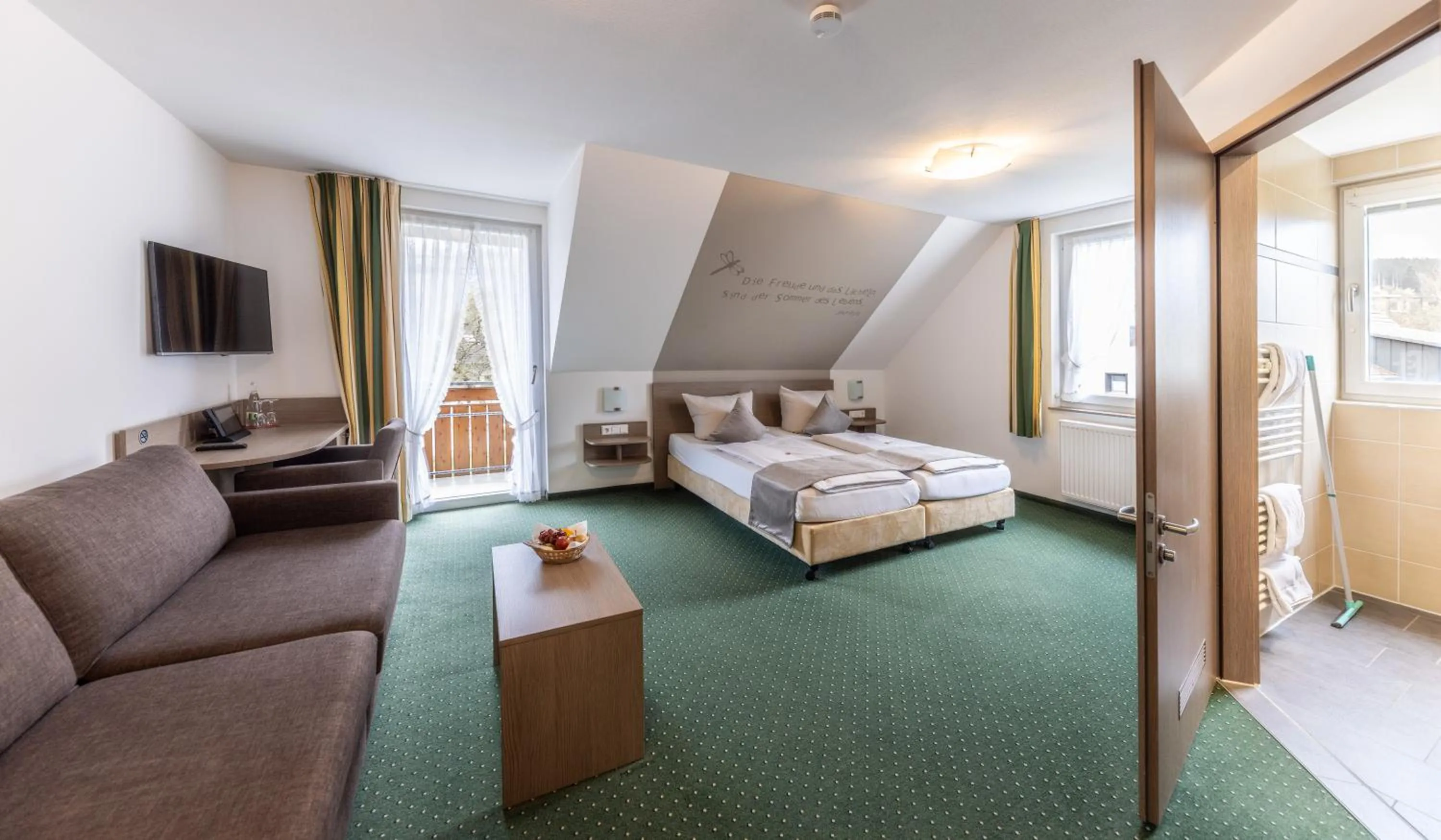 Photo of the whole room, Bed in Hotel Restaurant Schwörer
