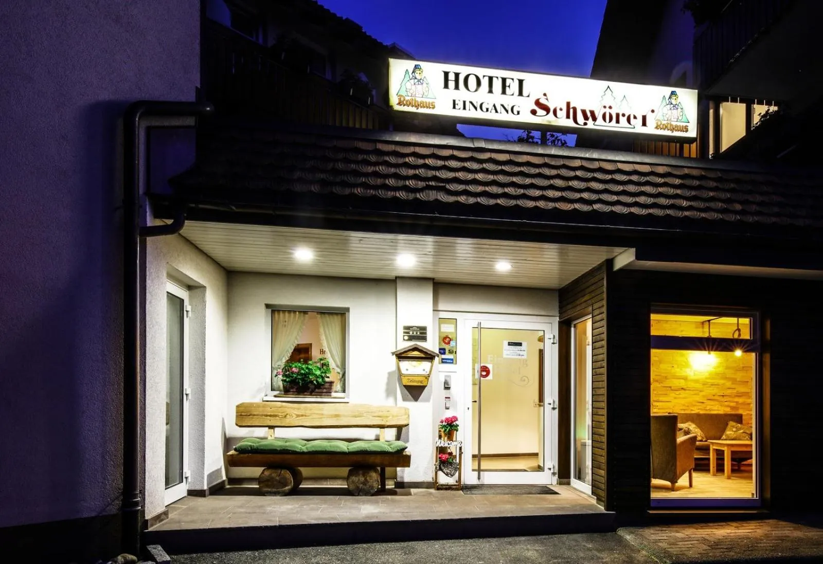 Property building in Hotel Restaurant Schwörer