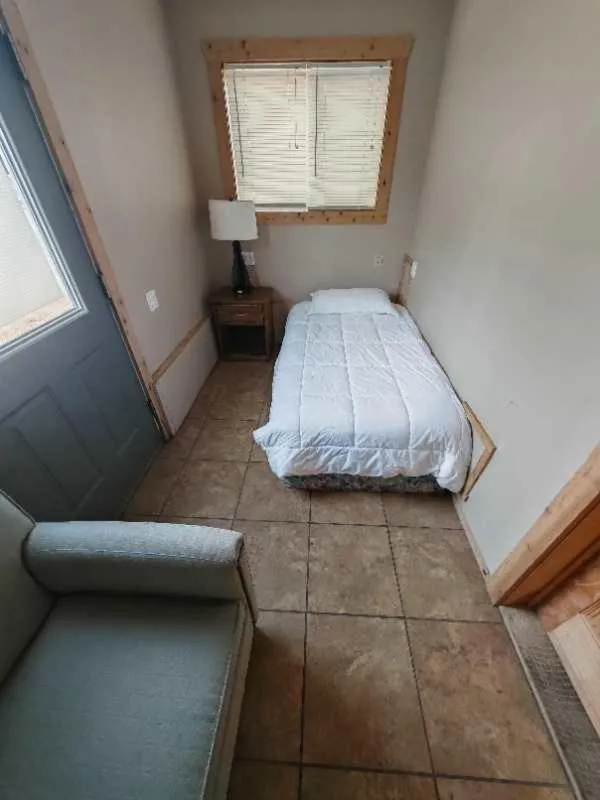 Bed in Wagon Wheel Hotel