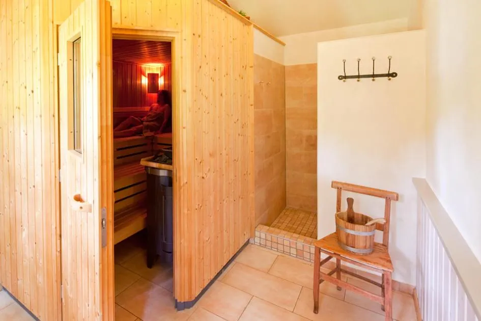 Sauna in Romantik Hotel Landhaus Bärenmühle