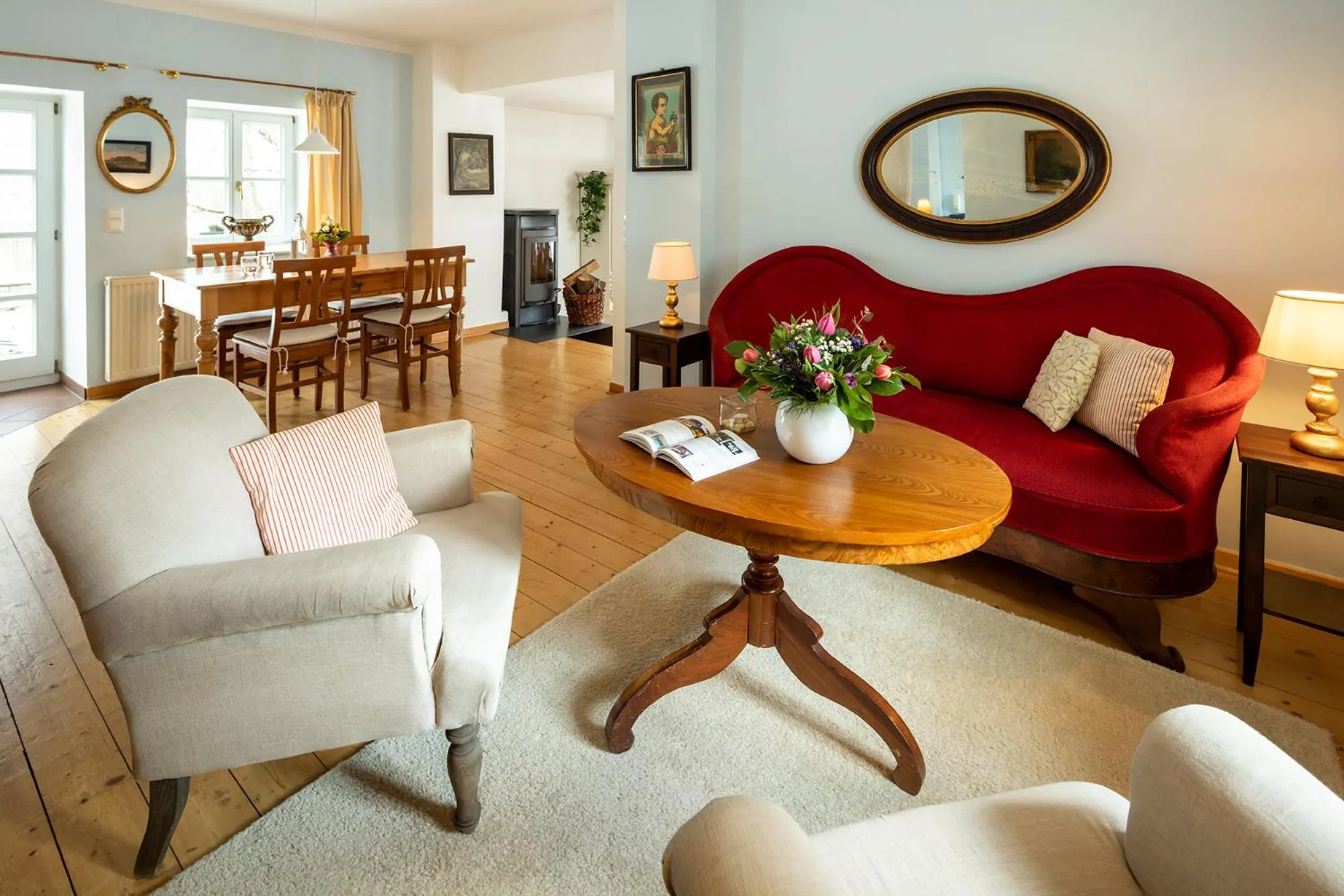 Living room in Romantik Hotel Landhaus Bärenmühle