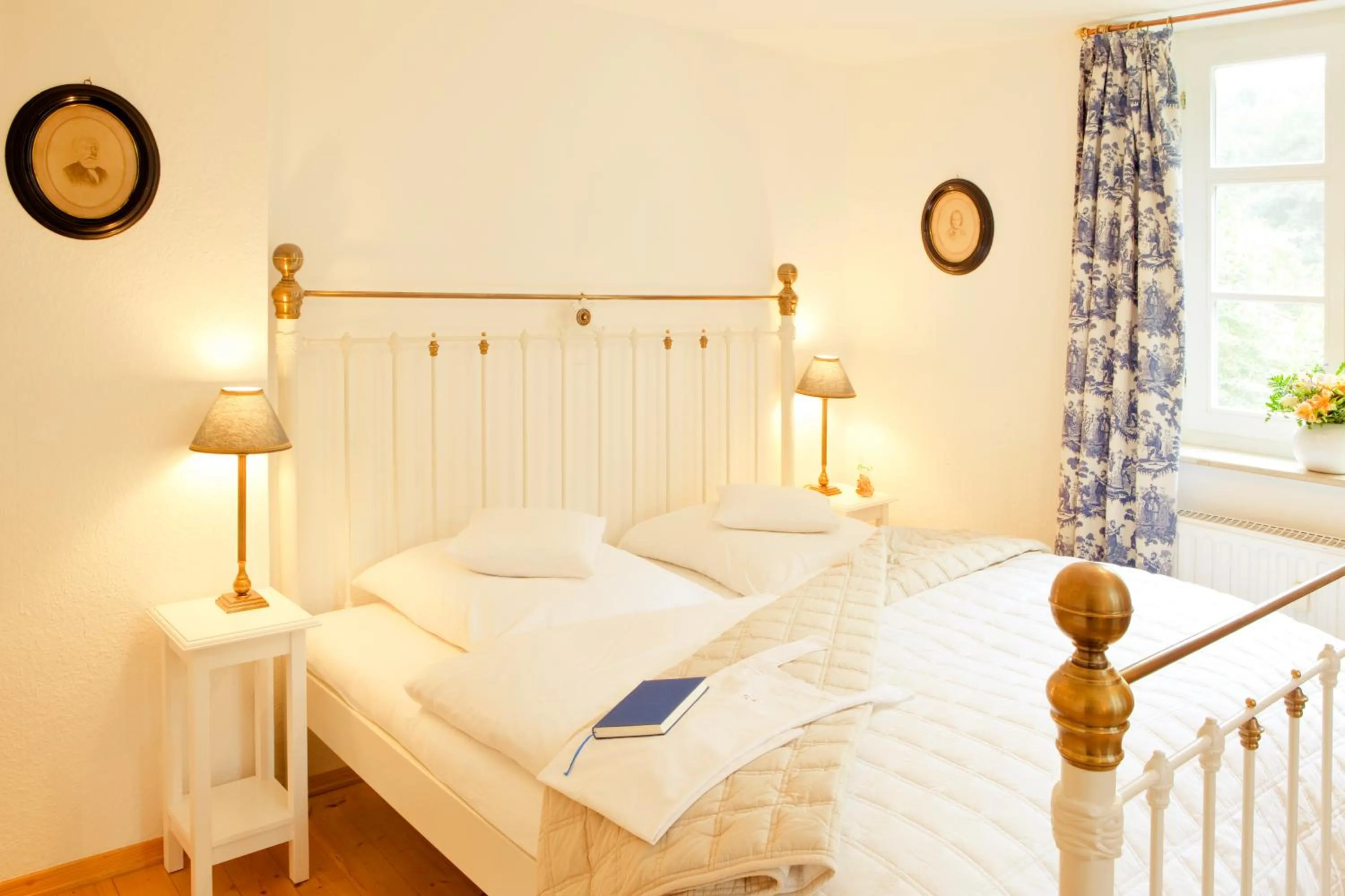 Bed in Romantik Hotel Landhaus Bärenmühle