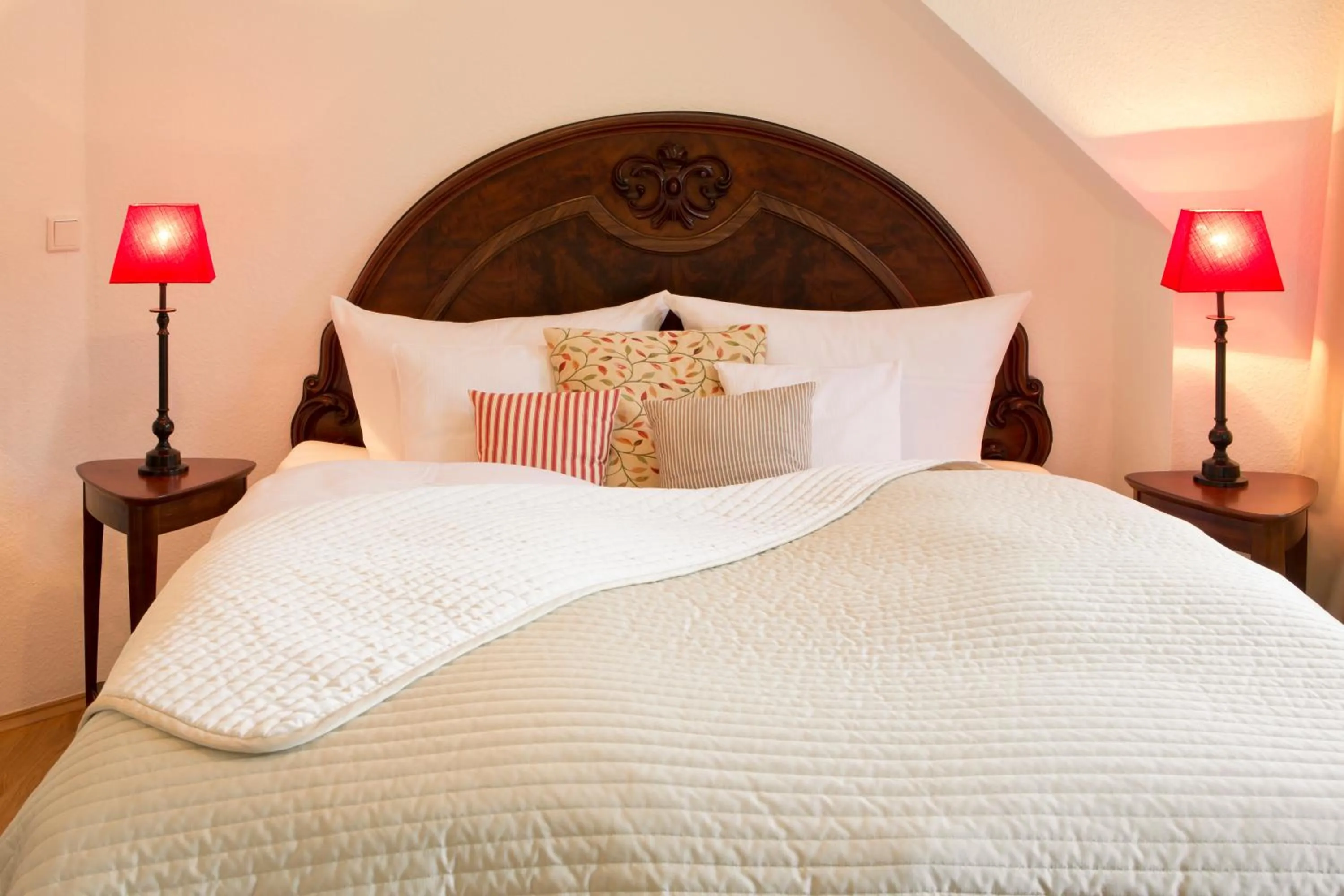 Bed in Romantik Hotel Landhaus Bärenmühle