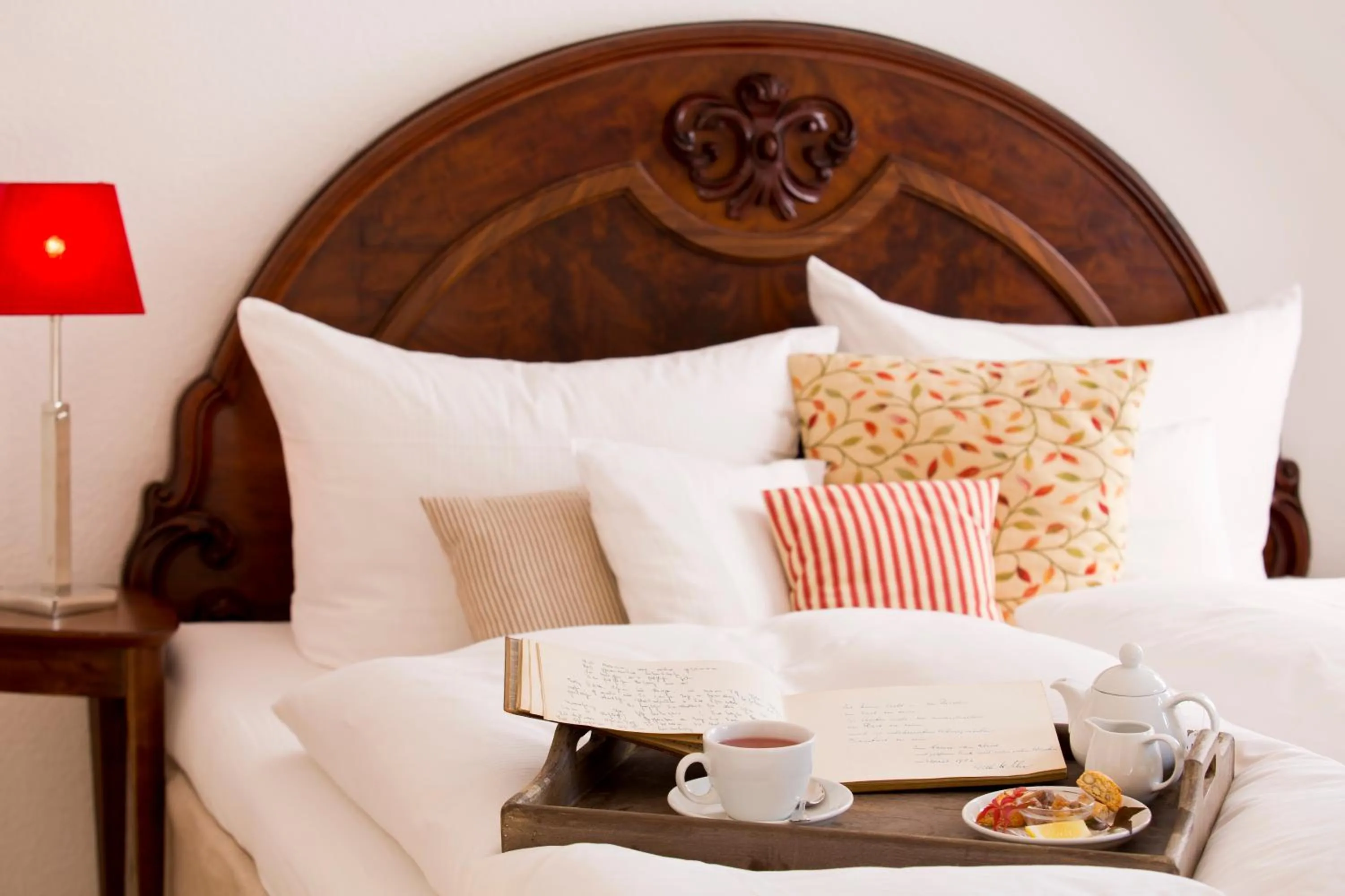 Bed in Romantik Hotel Landhaus Bärenmühle