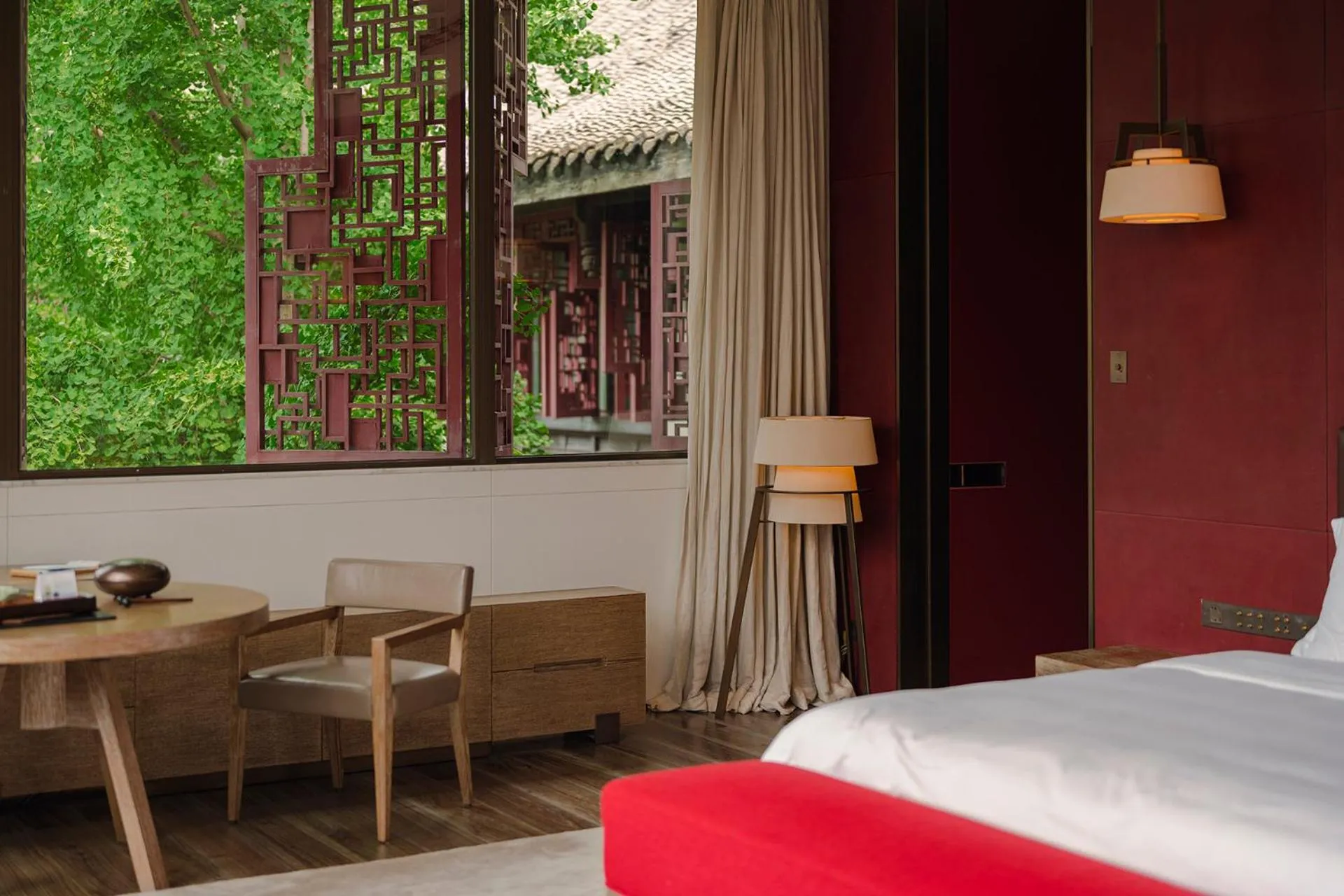 Bedroom, Bed in Diaoyutai Boutique Hotel Chengdu