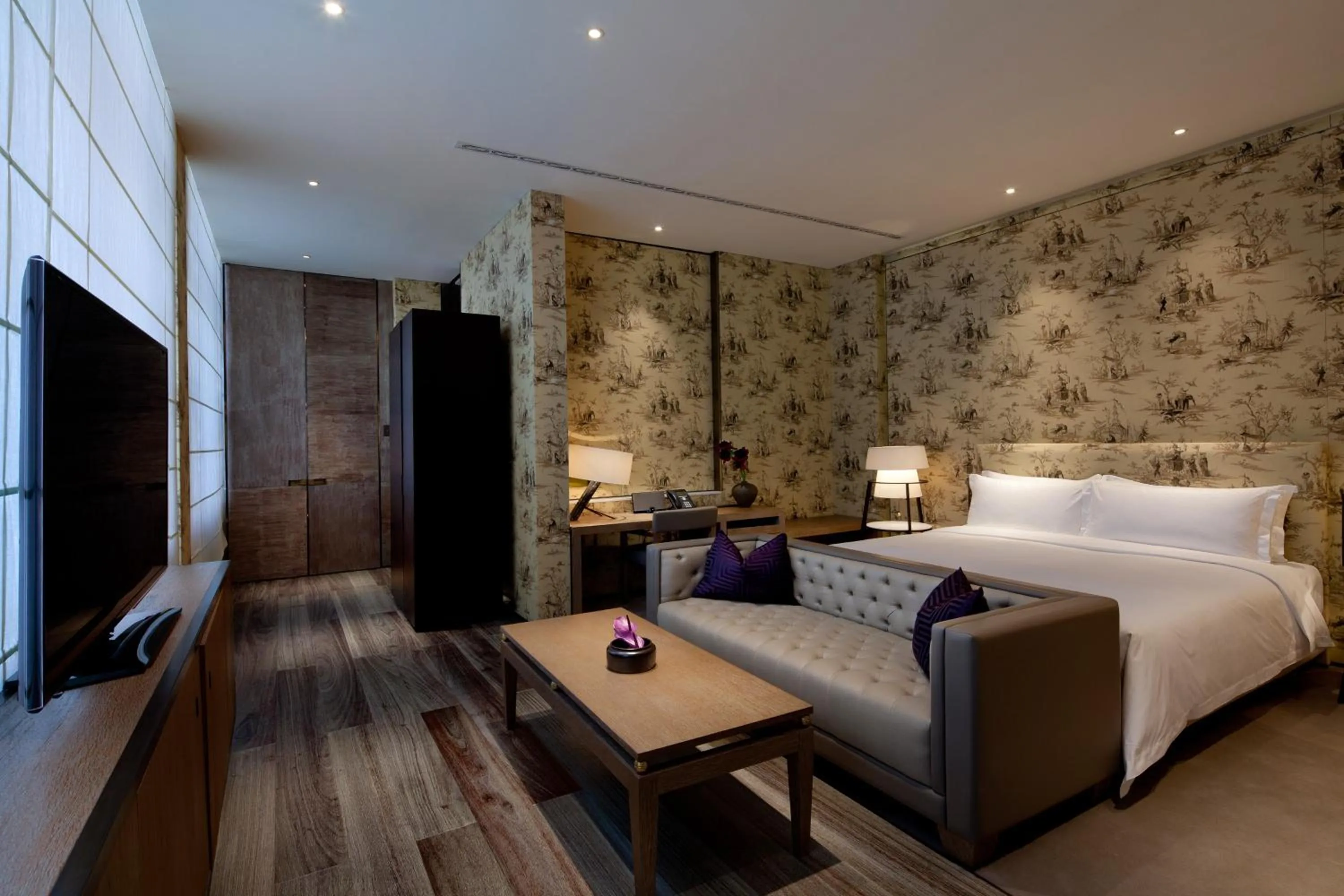 Bedroom, Bed in Diaoyutai Boutique Hotel Chengdu