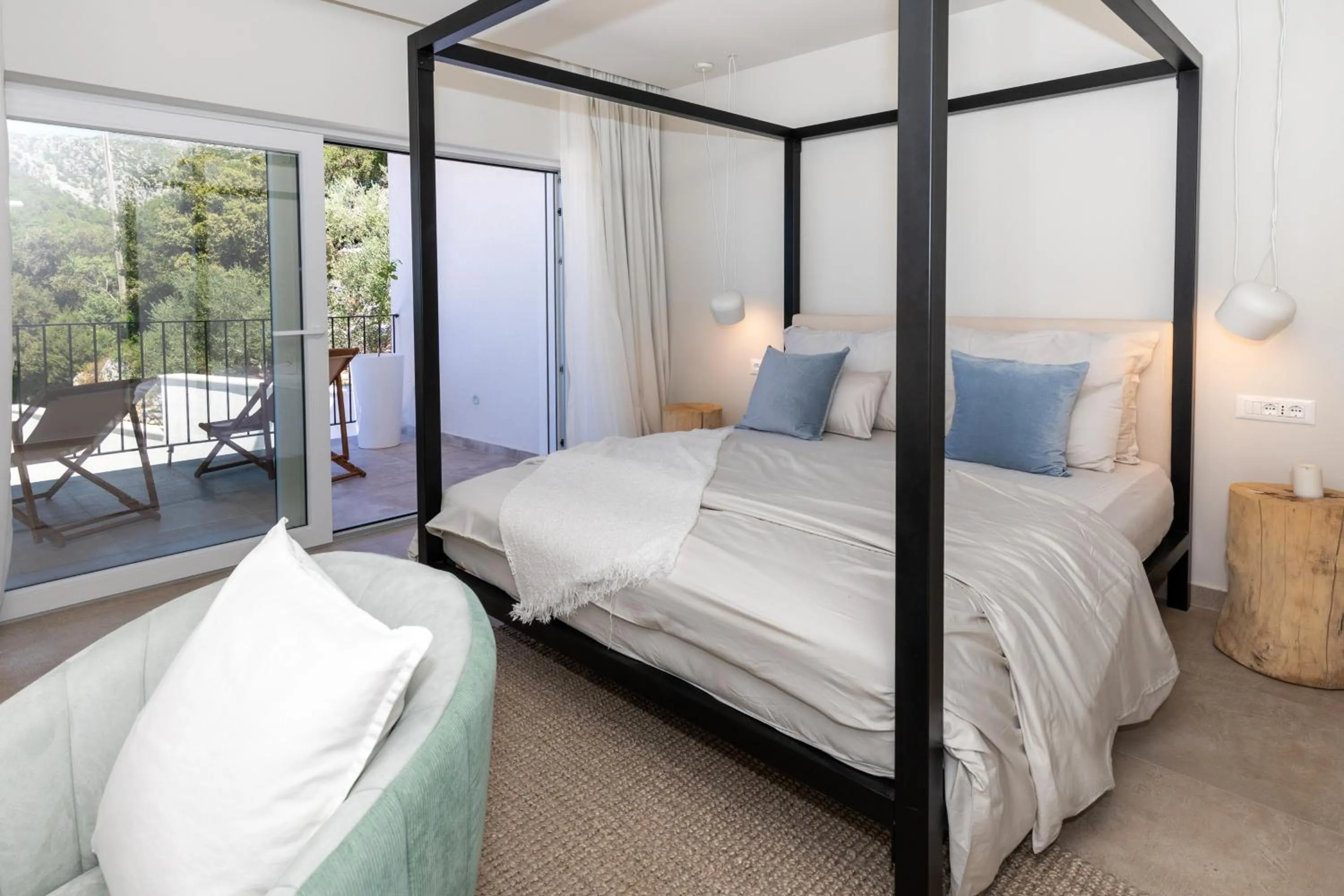 Bedroom, Bed in Villa Simpleza