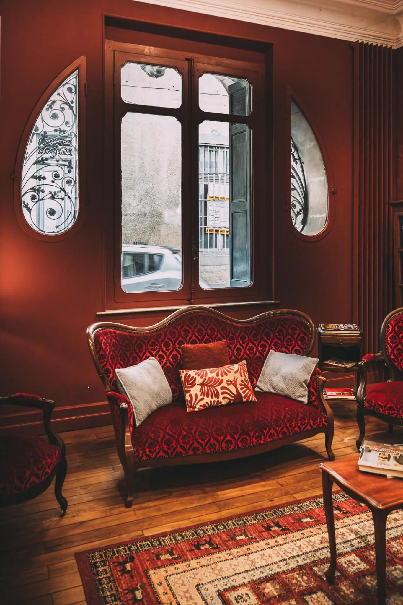 Lobby or reception in La Maison de L' Ambassadeur Carcassonne B&B