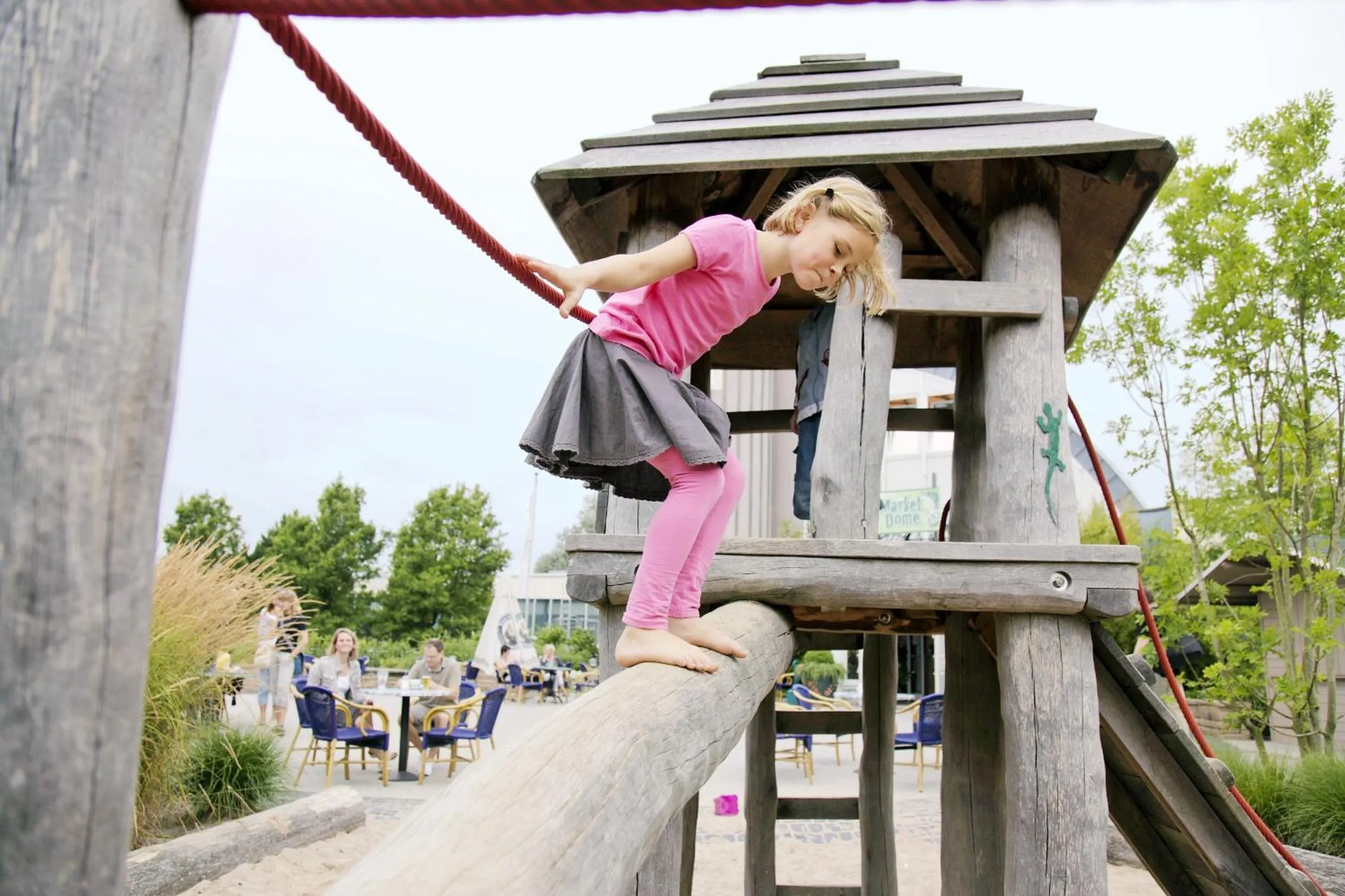 Children play ground in Center Parcs Nordseeküste Bremerhaven