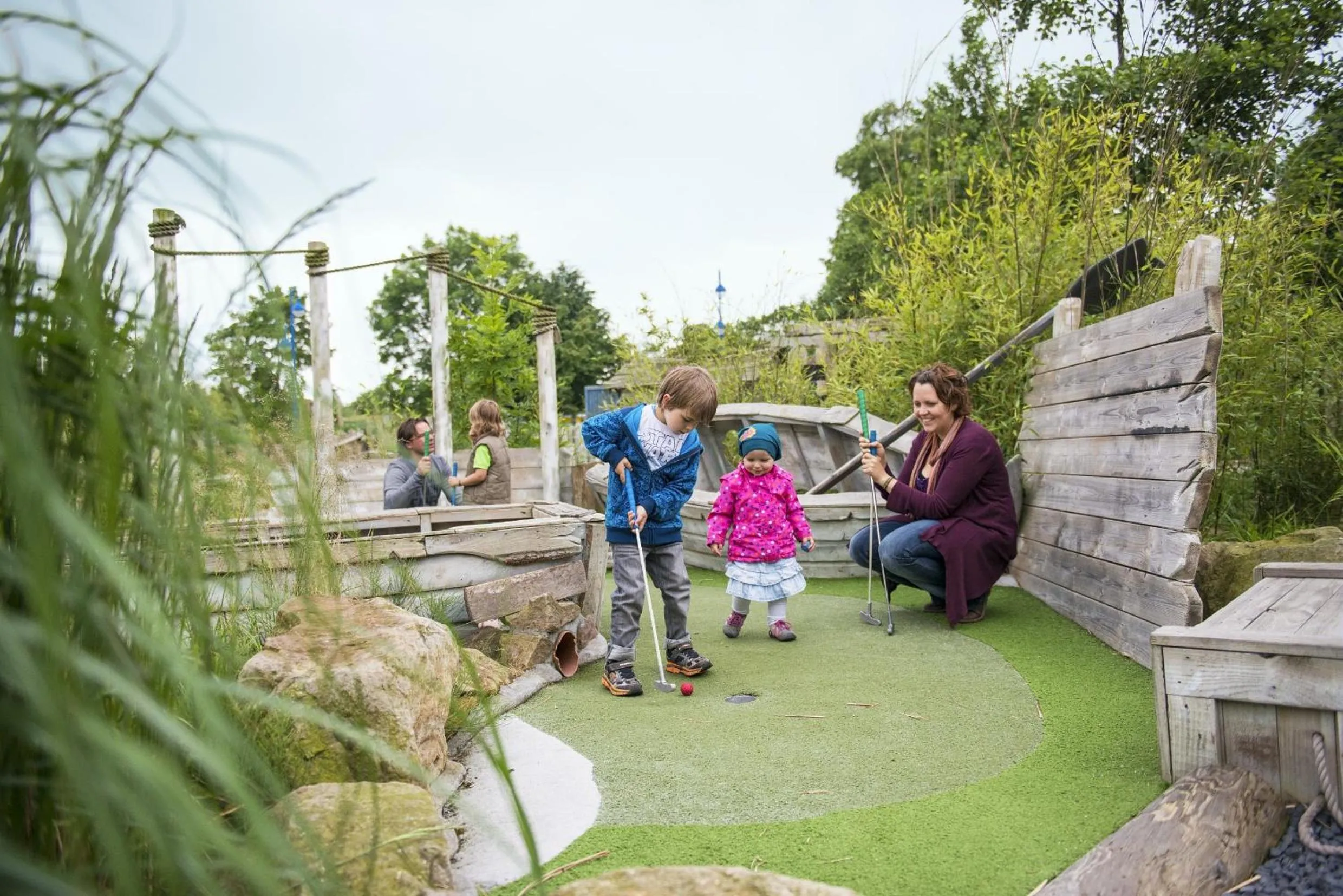 Minigolf in Center Parcs Nordseeküste Bremerhaven