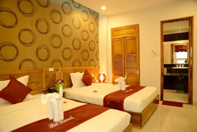 Bed in Red Diamond Hotel