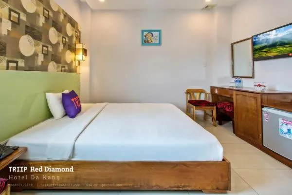 Bed in Red Diamond Hotel