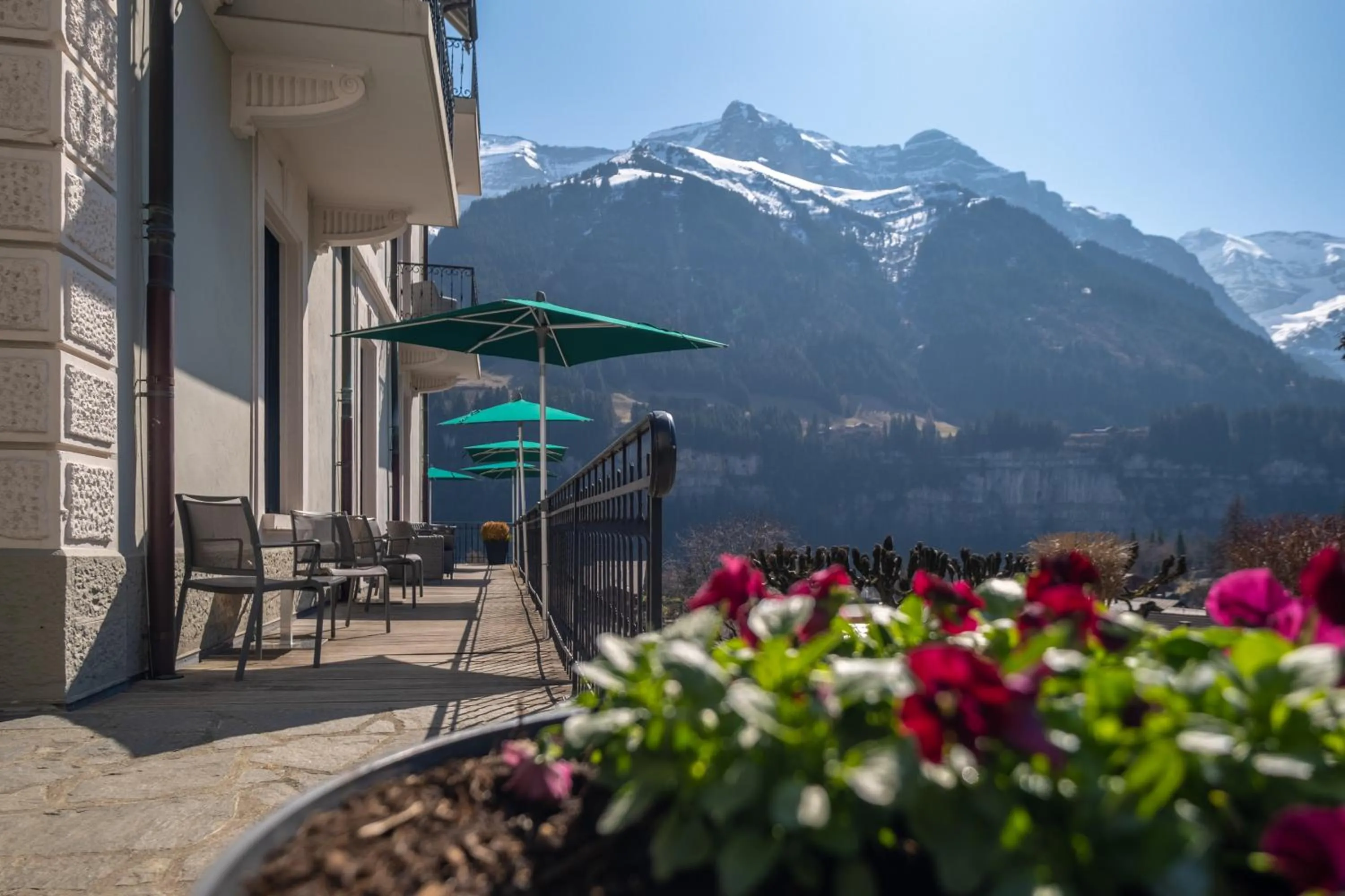 Patio in Hôtel National Resort & Spa