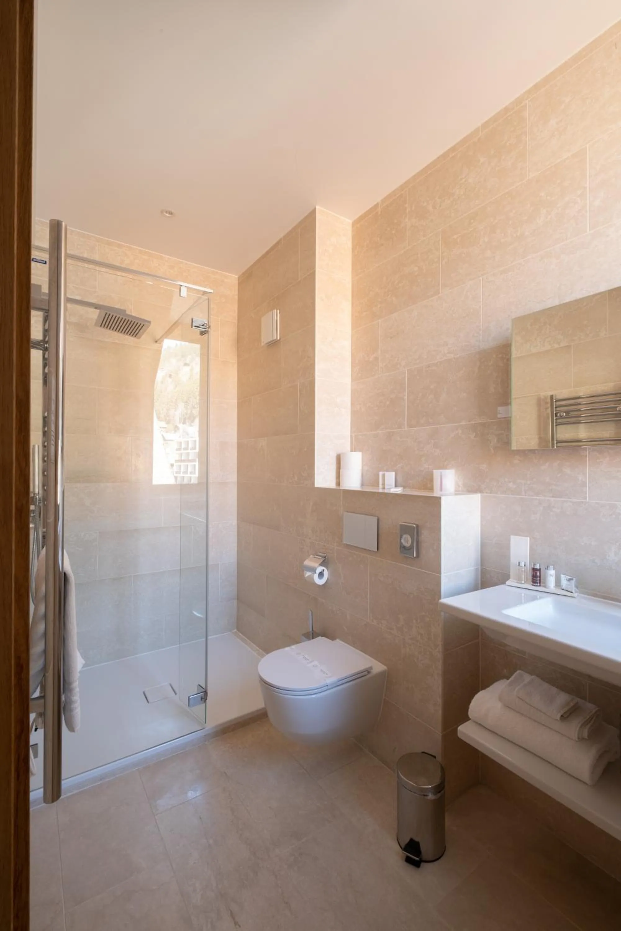 Bathroom, Bed in Hôtel National Resort & Spa