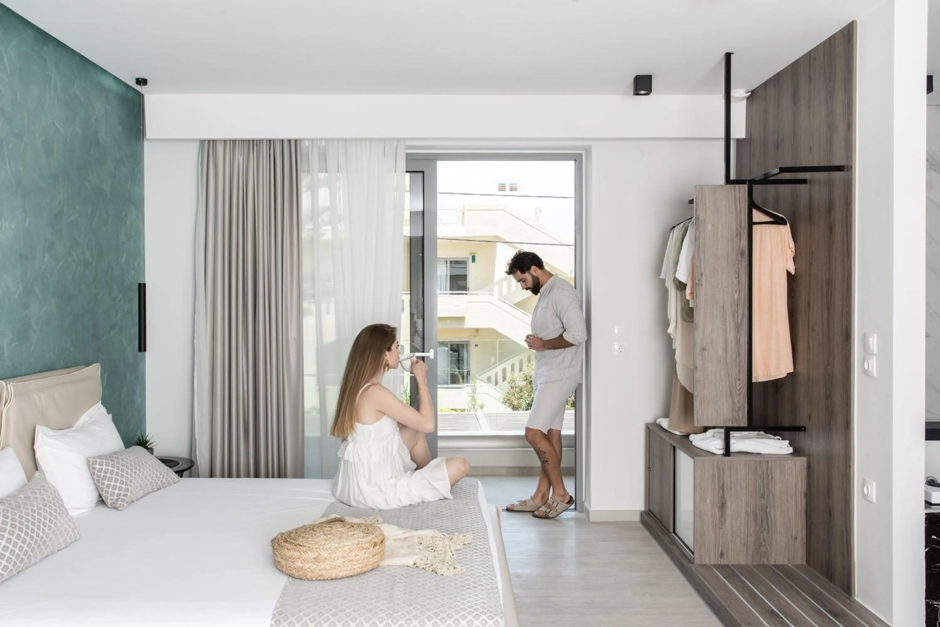 Bed in xSuites Hotel