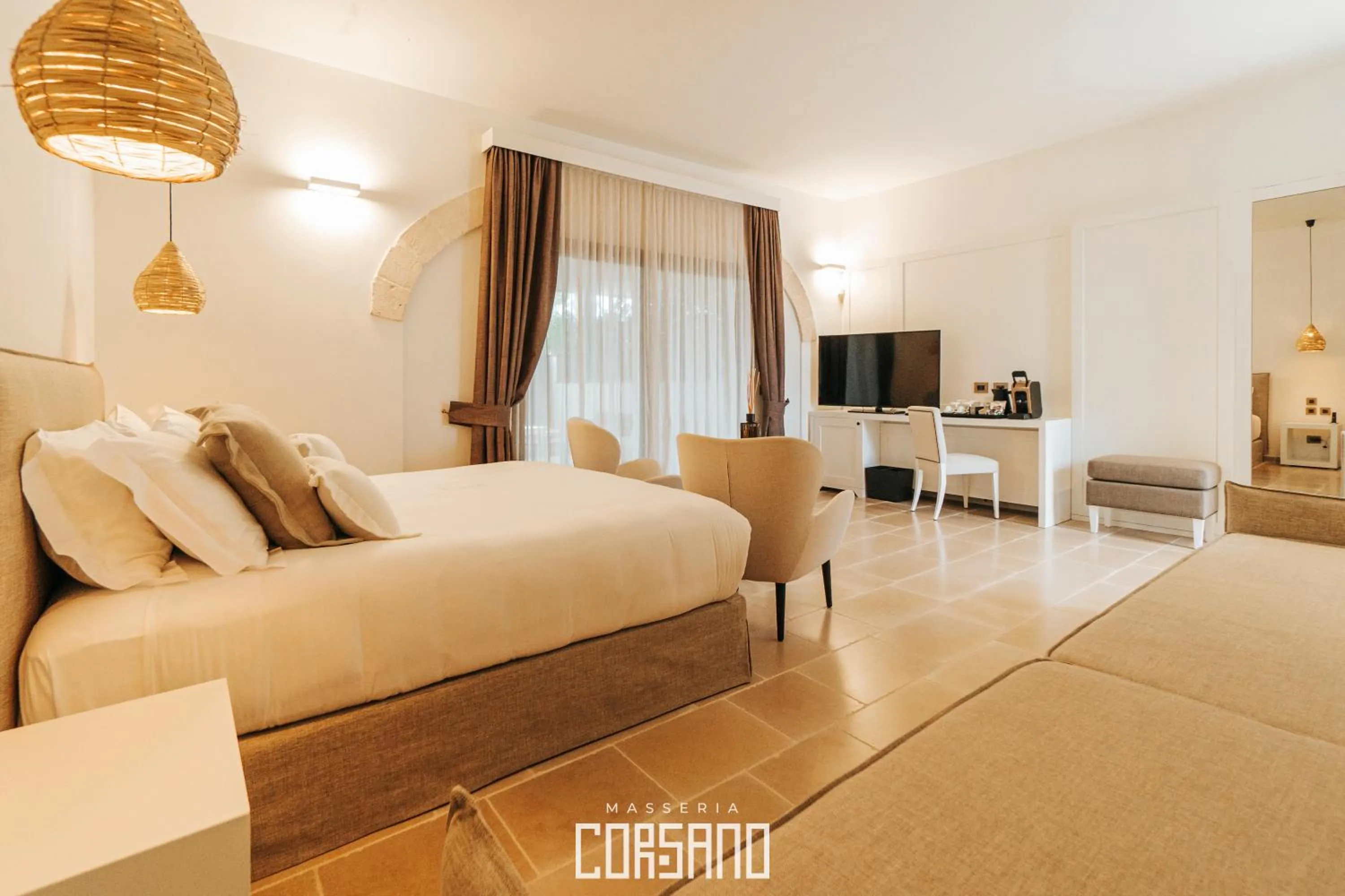 Bedroom, Bed in Masseria Corsano