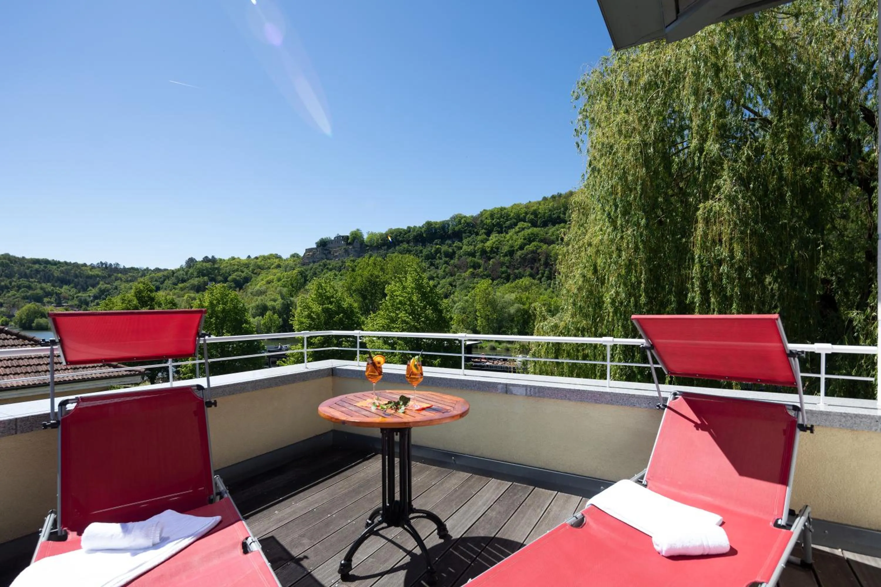 Balcony/Terrace in Hotel Mainpromenade ***S