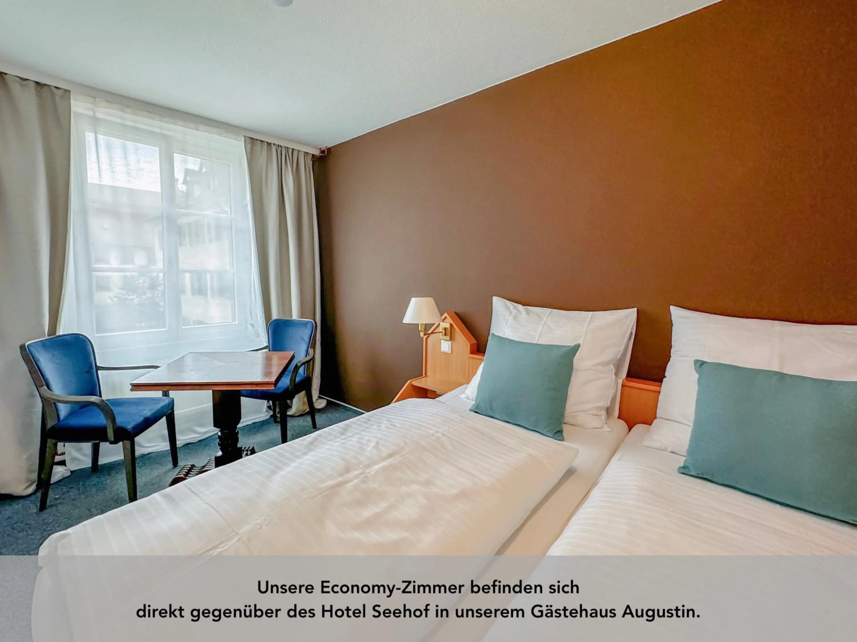 Bedroom, Bed in Hotel & Gästehaus Seehof