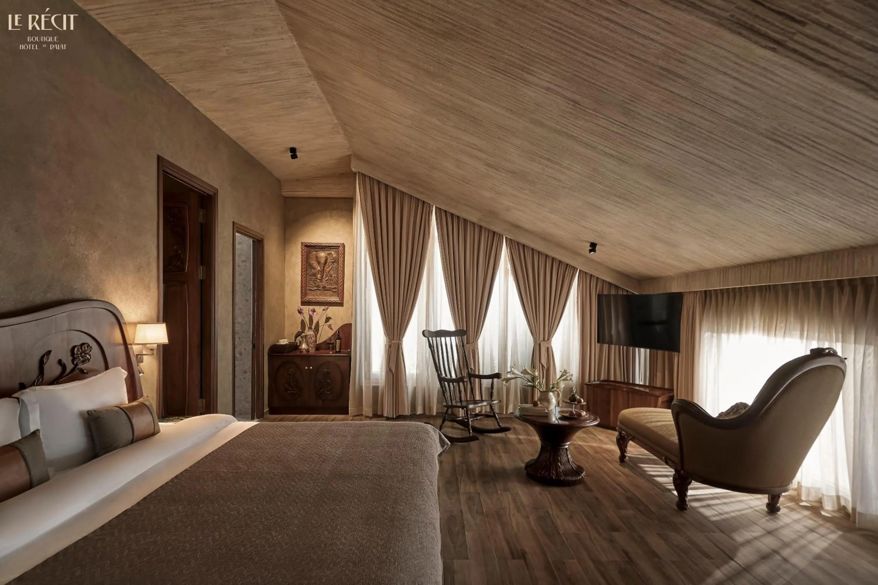 Bed in Le Récit Boutique Hôtel de Dalat