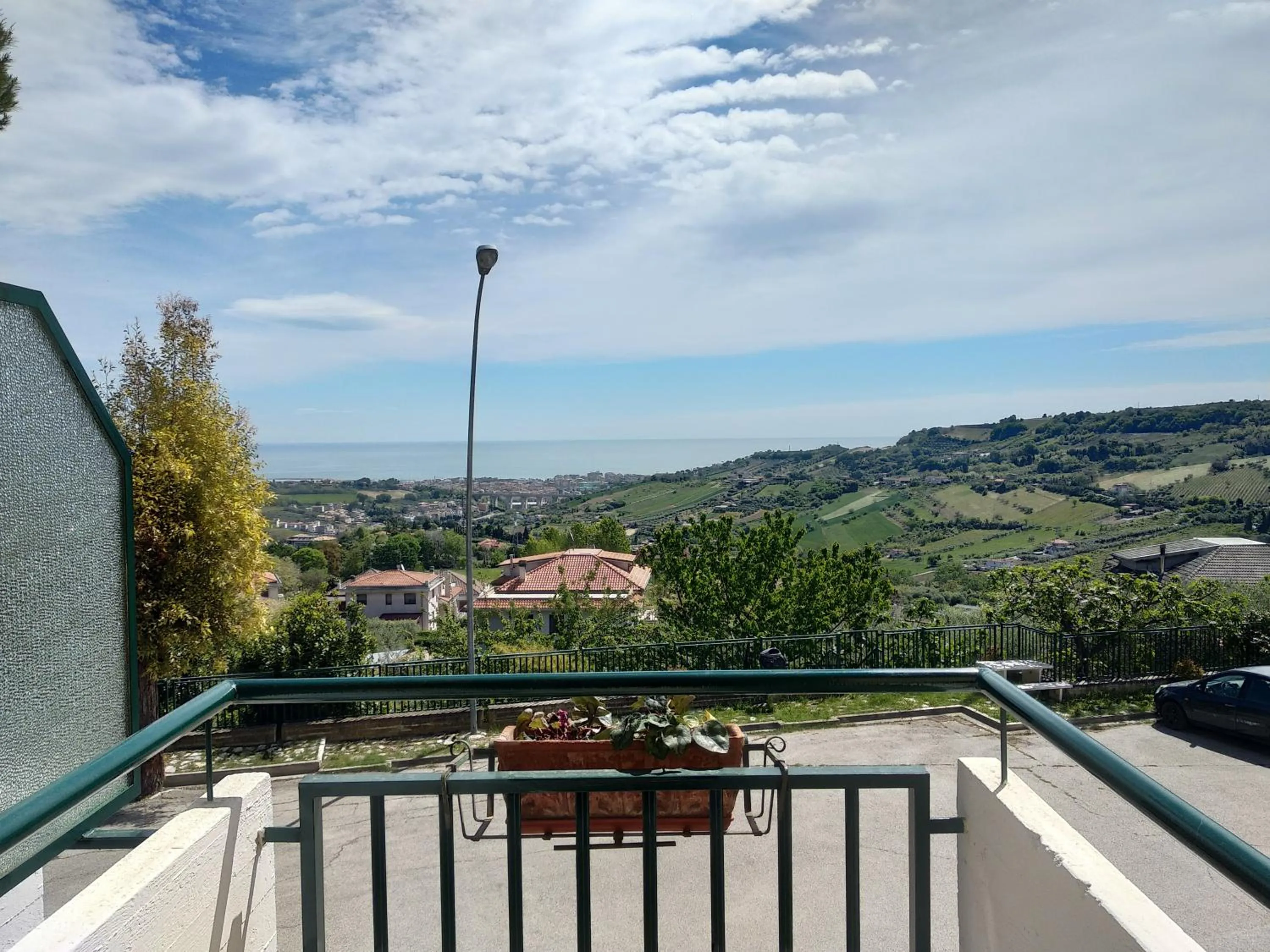 Balcony/Terrace in Hotel Ristorante Il Grillo