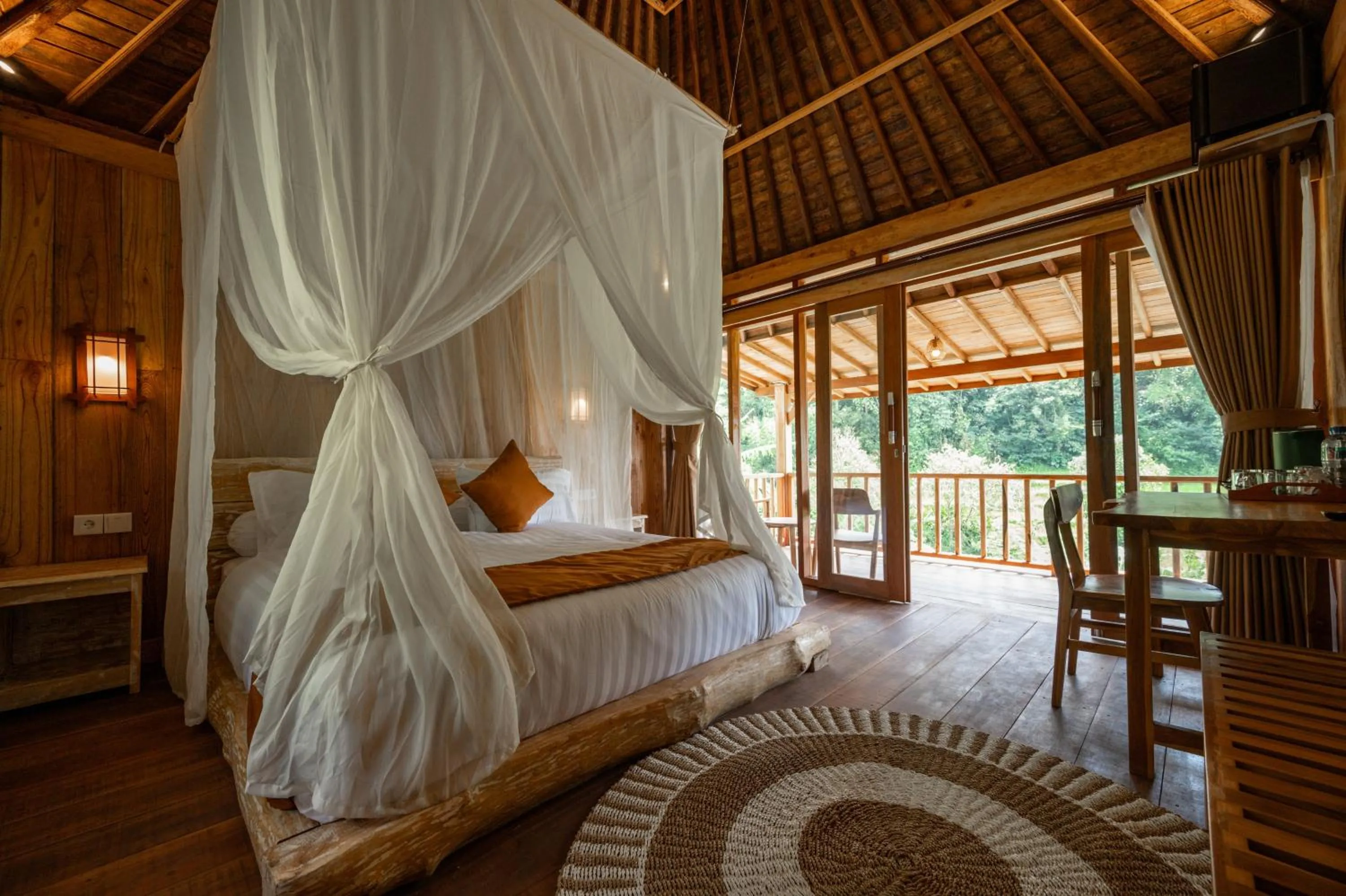 Bedroom, Bed in Keuma Villa & Resto Jatiluwih by The Lavana