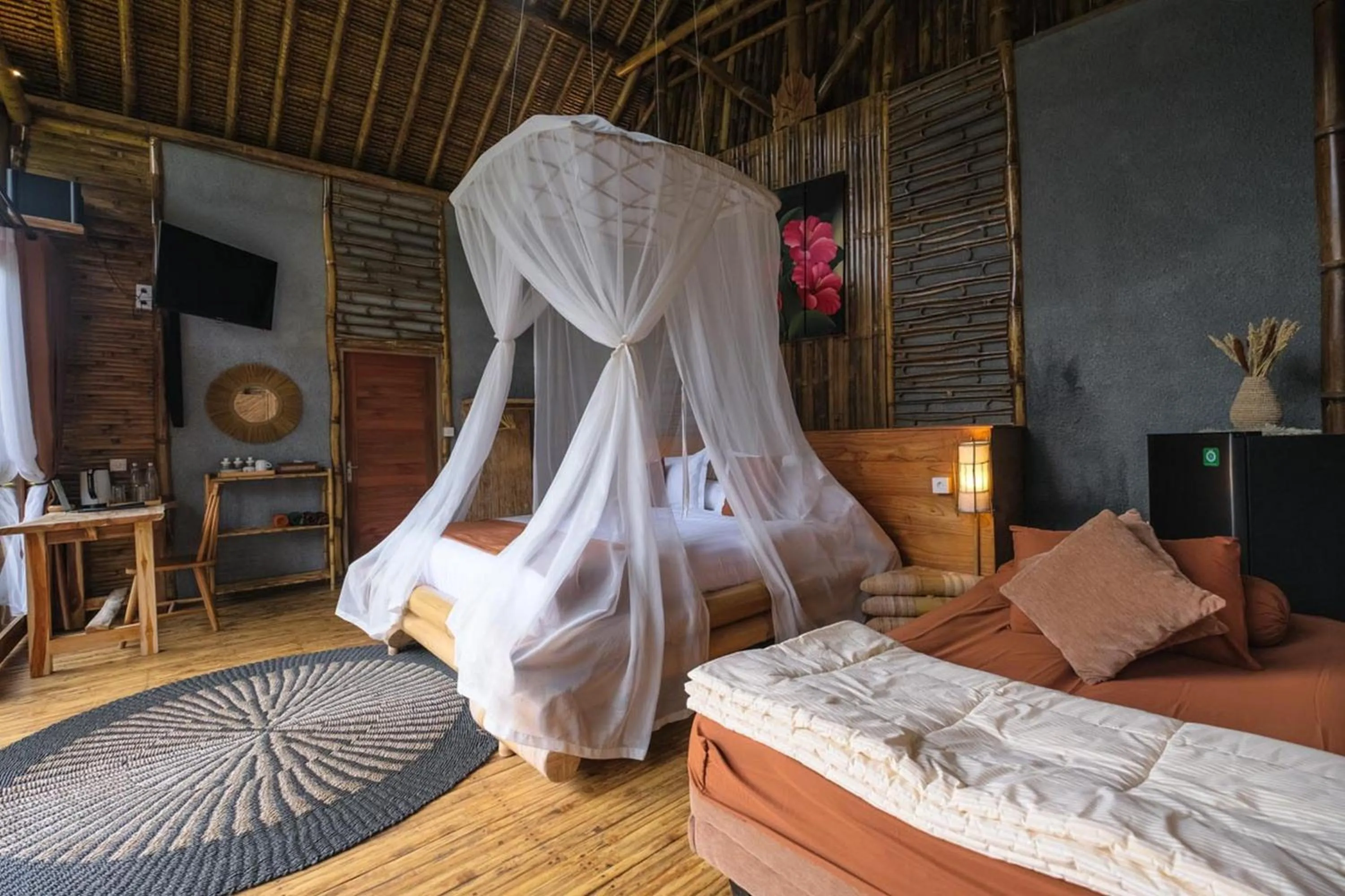 Bedroom, Bed in Keuma Villa & Resto Jatiluwih by The Lavana