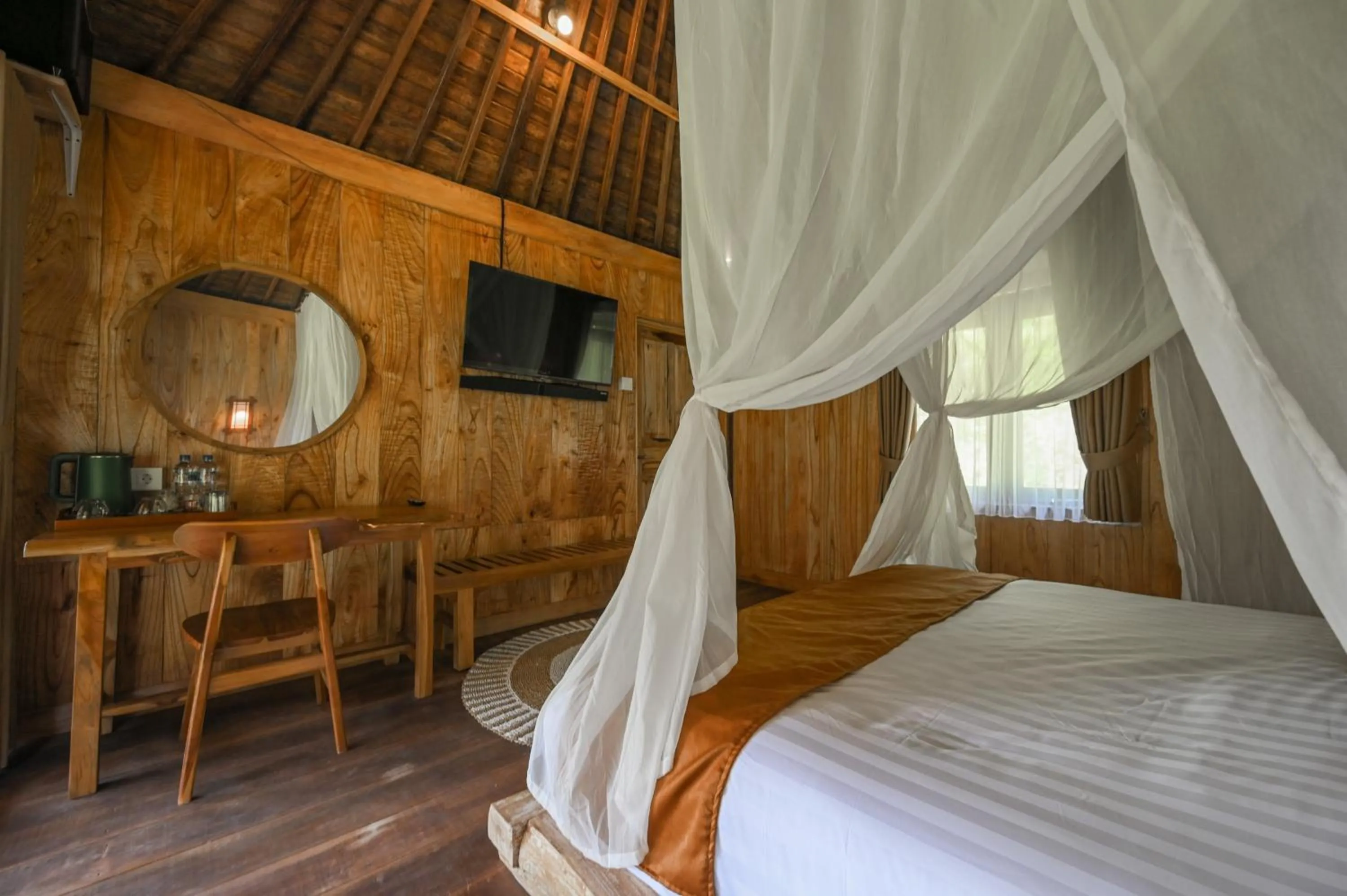 Bedroom, Bed in Keuma Villa & Resto Jatiluwih by The Lavana