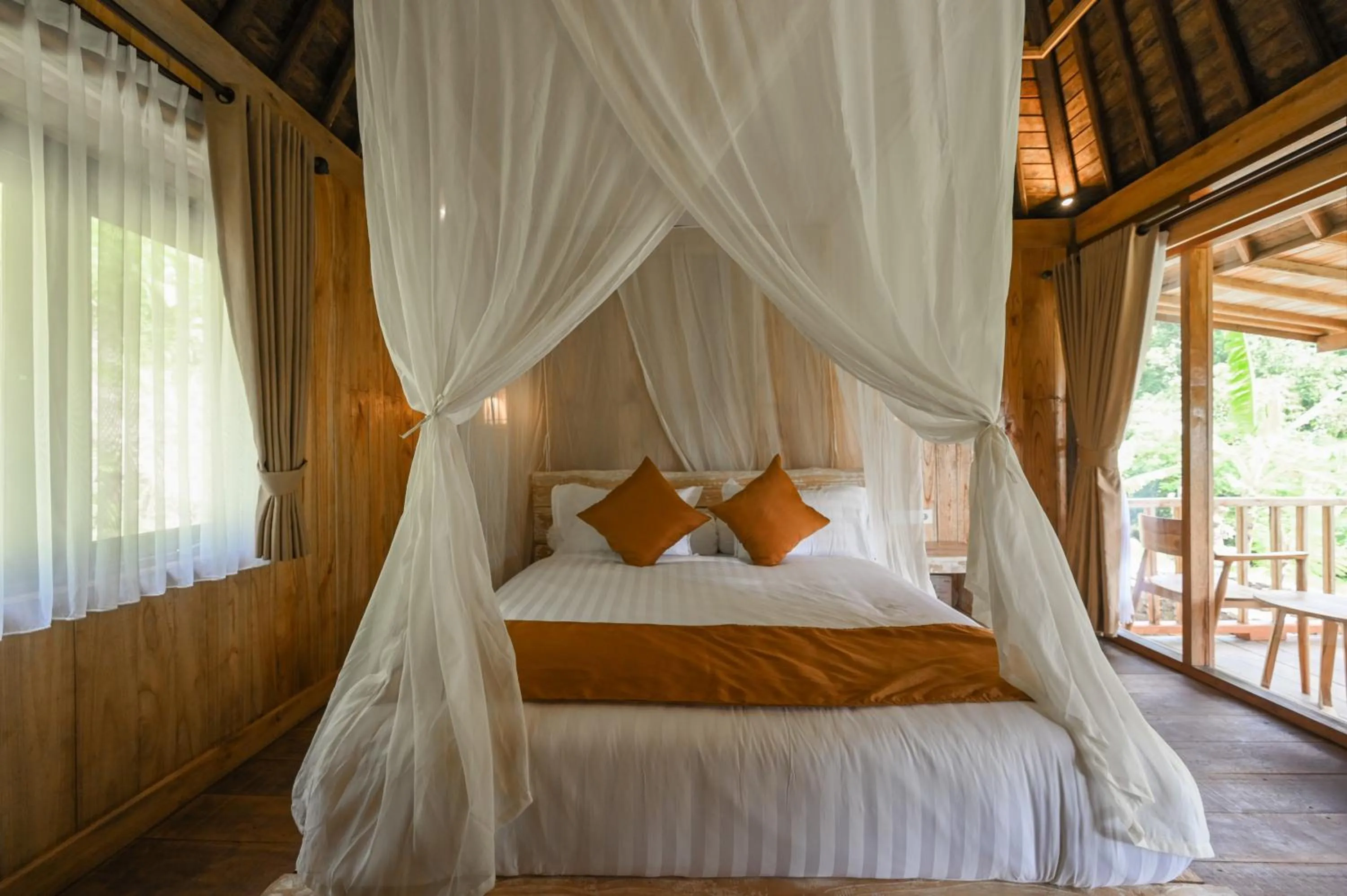 Bedroom, Bed in Keuma Villa & Resto Jatiluwih by The Lavana