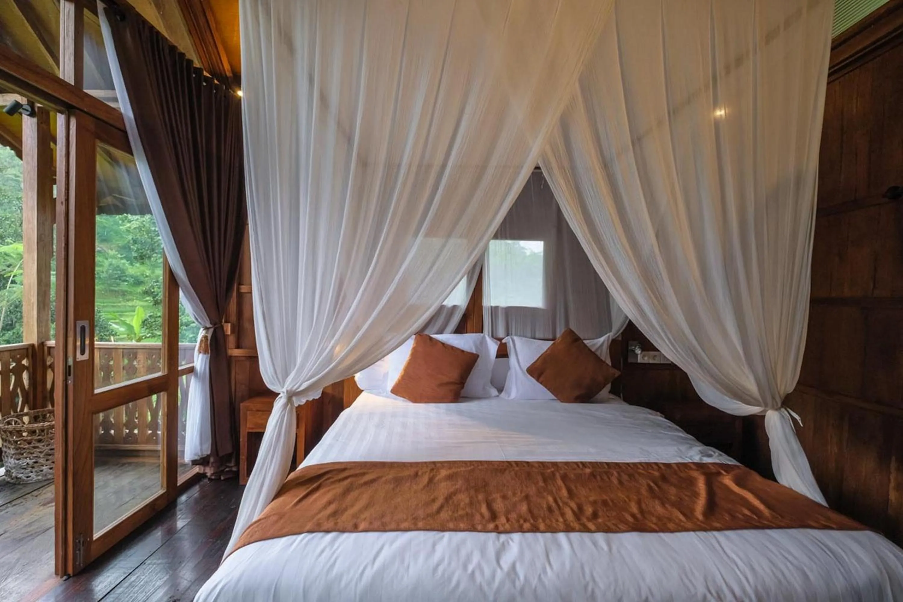Bedroom, Bed in Keuma Villa & Resto Jatiluwih by The Lavana