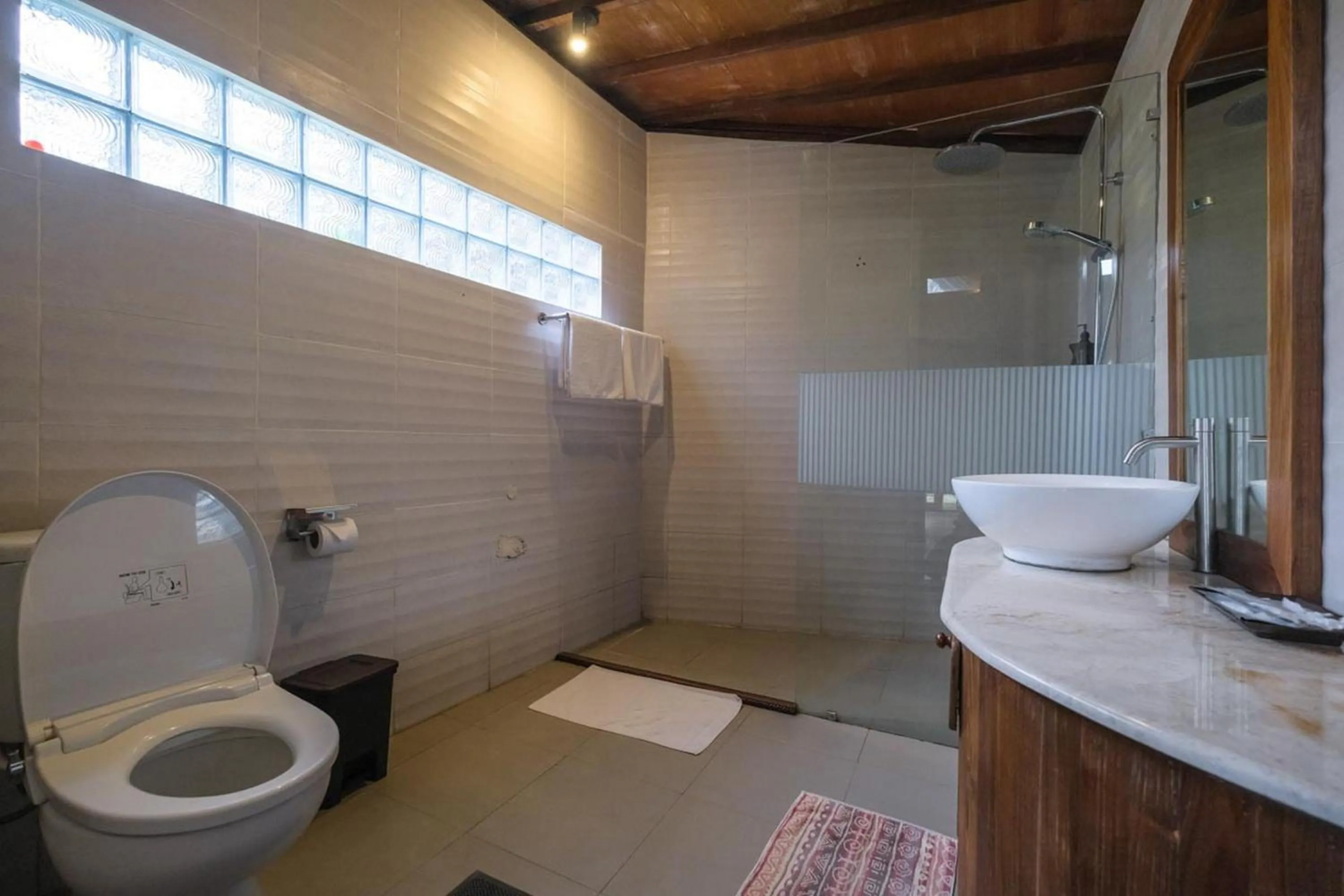 Bathroom in Keuma Villa & Resto Jatiluwih by The Lavana