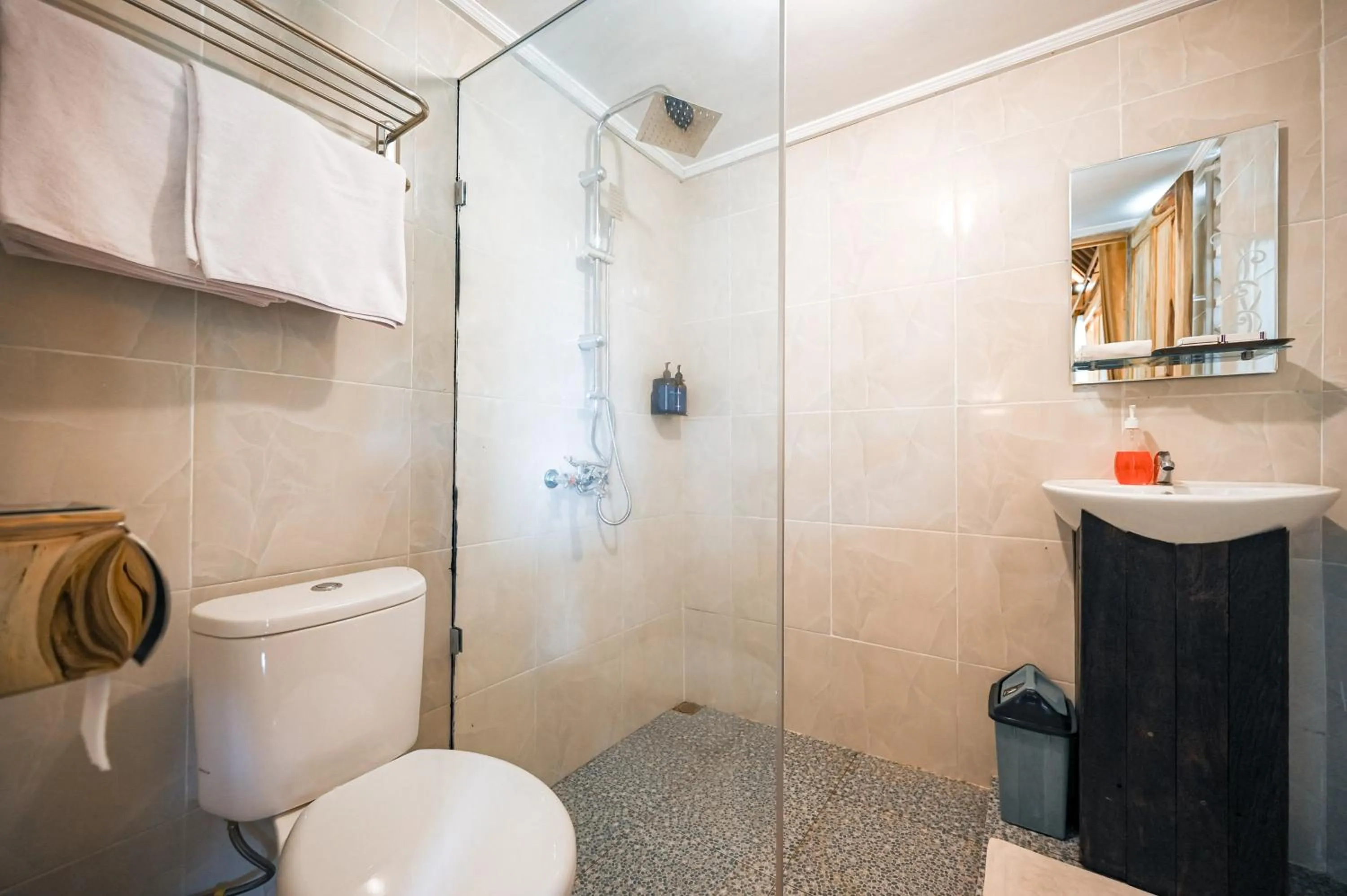 Bathroom in Keuma Villa & Resto Jatiluwih by The Lavana