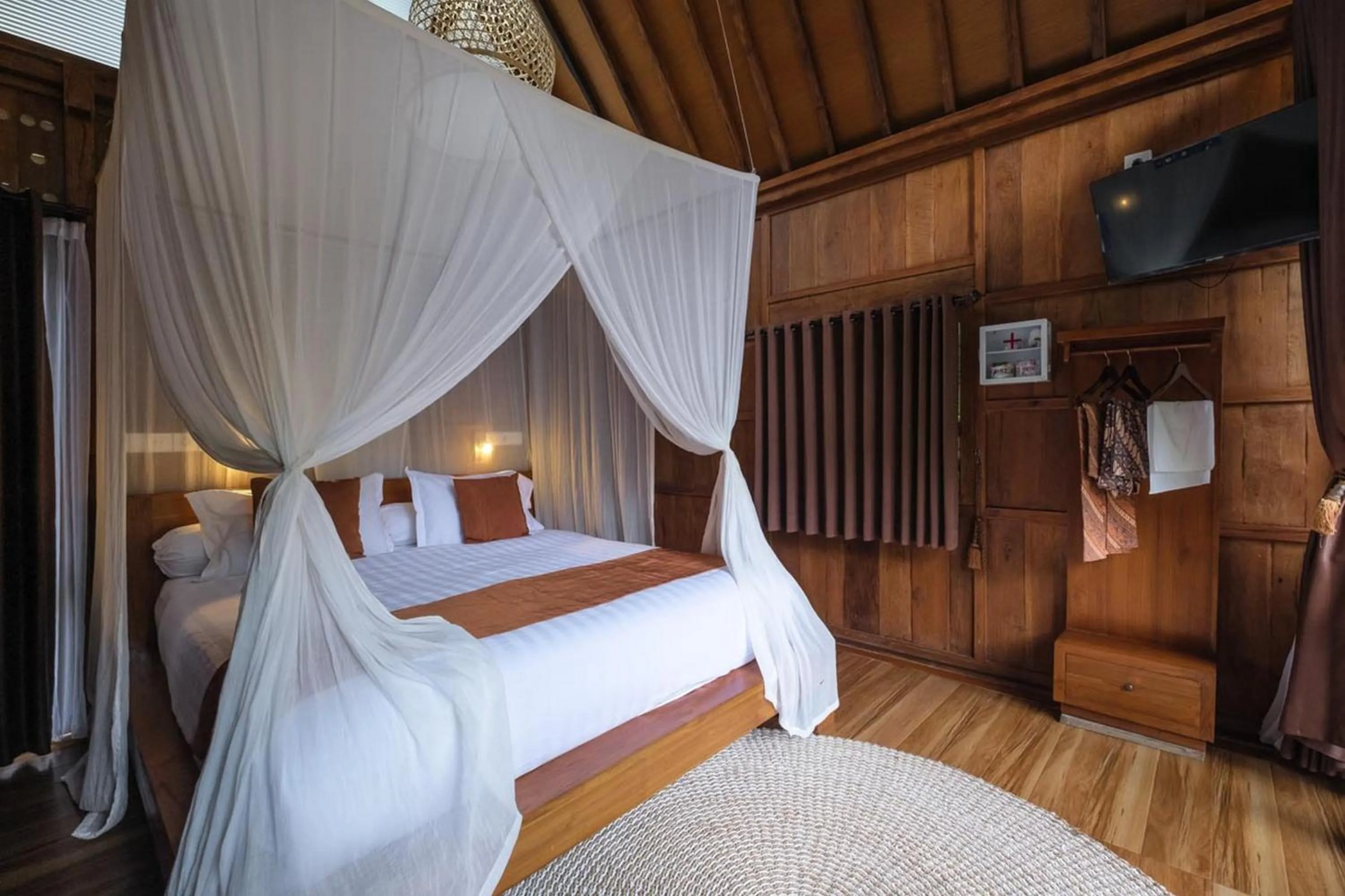Bedroom, Bed in Keuma Villa & Resto Jatiluwih by The Lavana