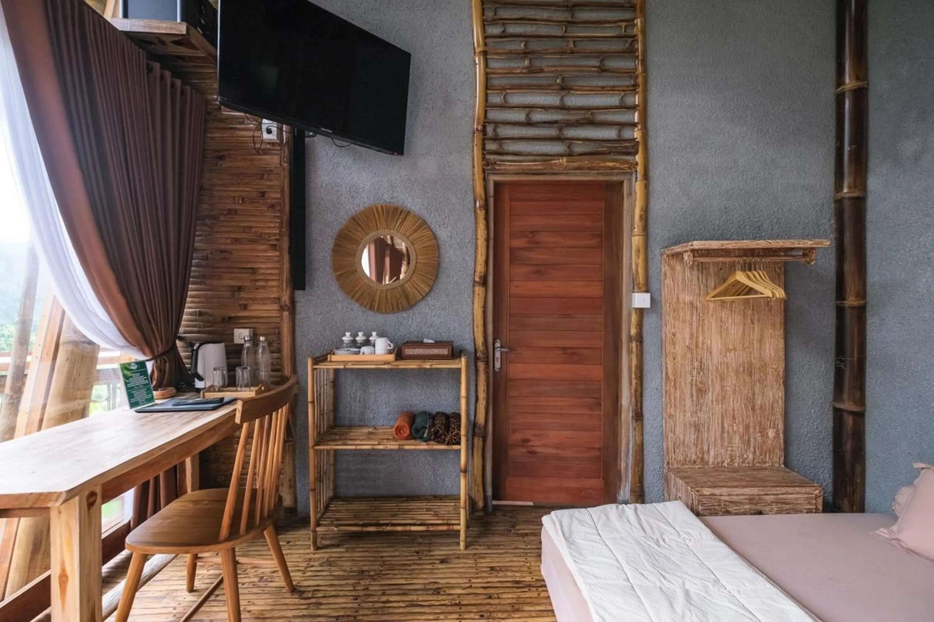 Bedroom, Bed in Keuma Villa & Resto Jatiluwih by The Lavana