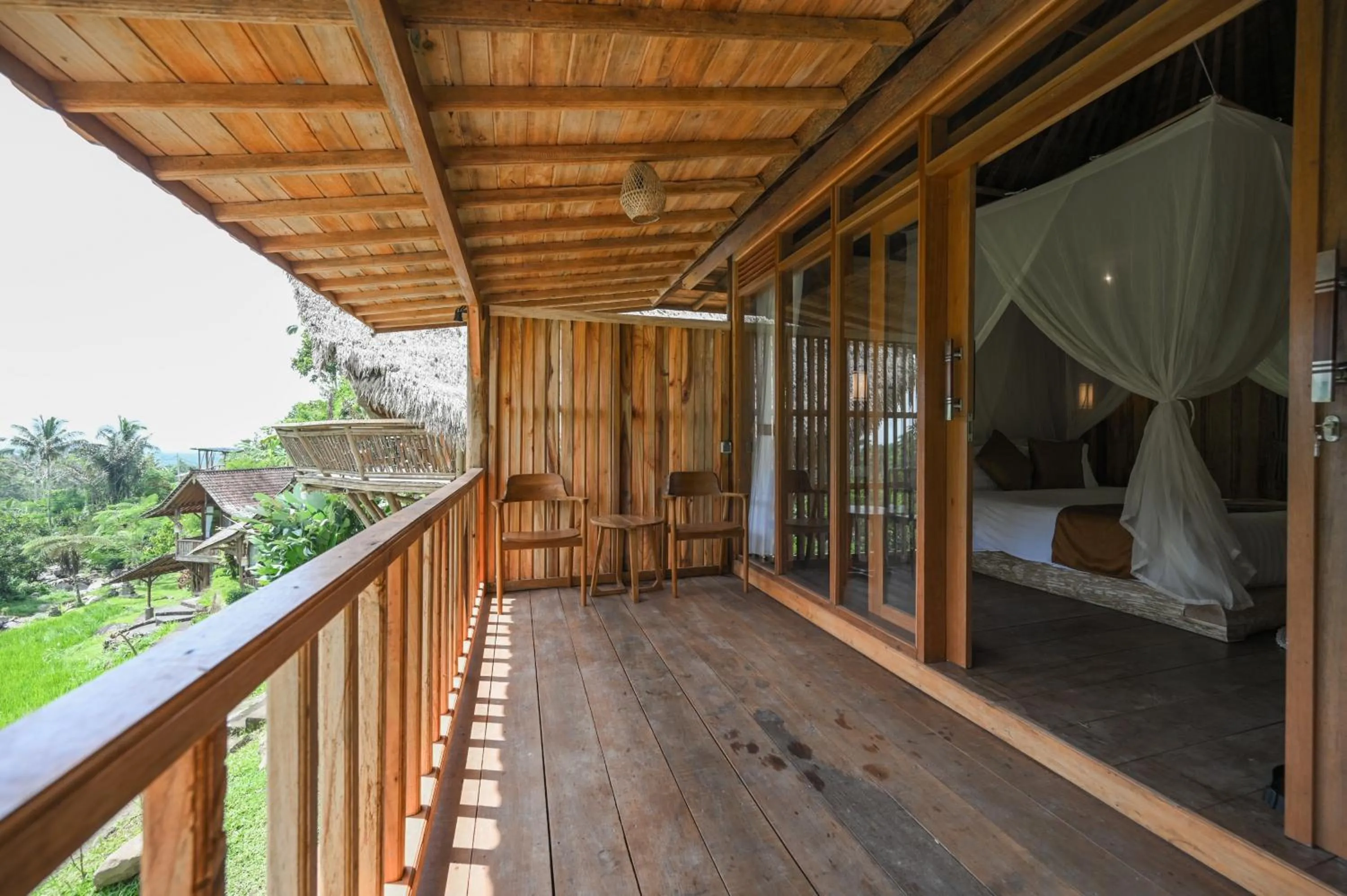 Balcony/Terrace in Keuma Villa & Resto Jatiluwih by The Lavana